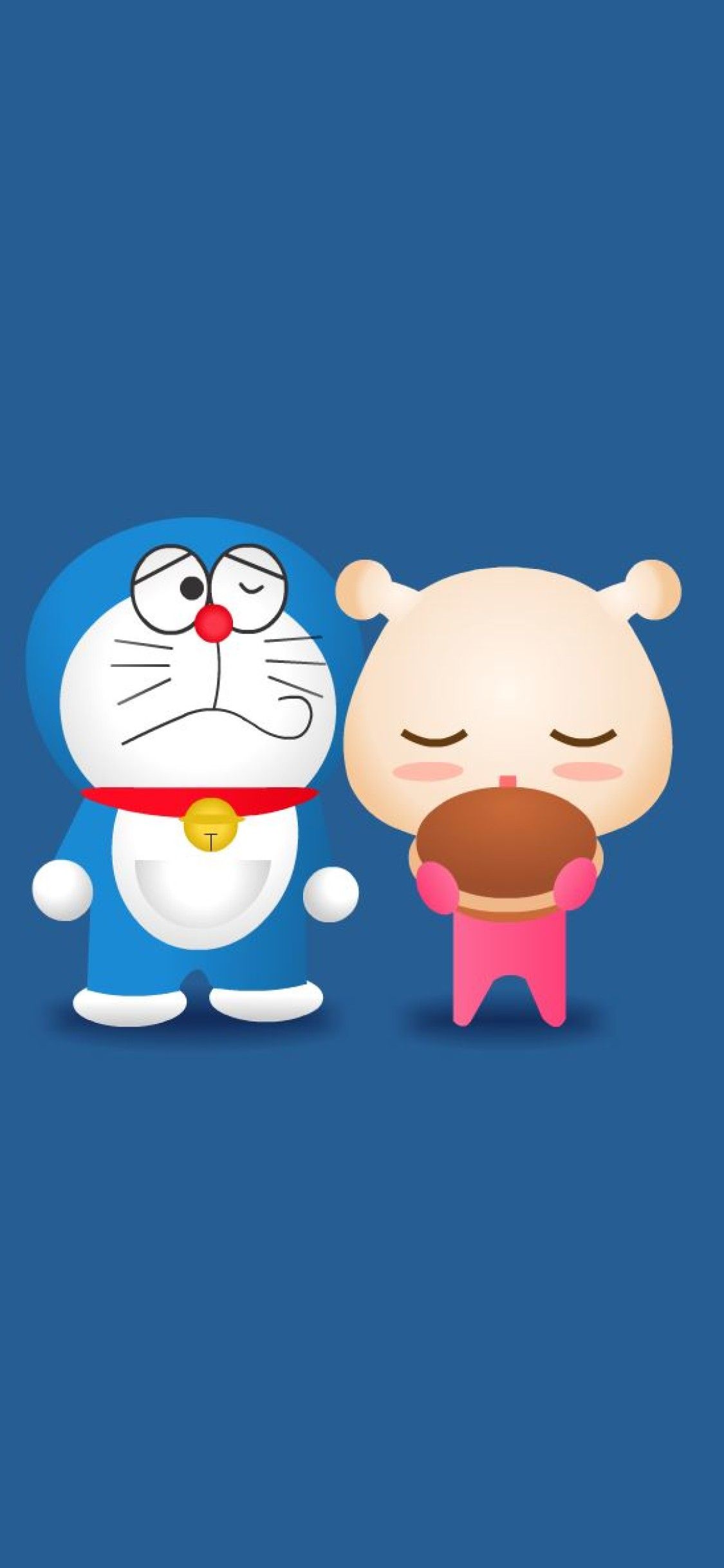 Doraemon Minimalism iPhone XS, iPhone iPhone X HD 4k