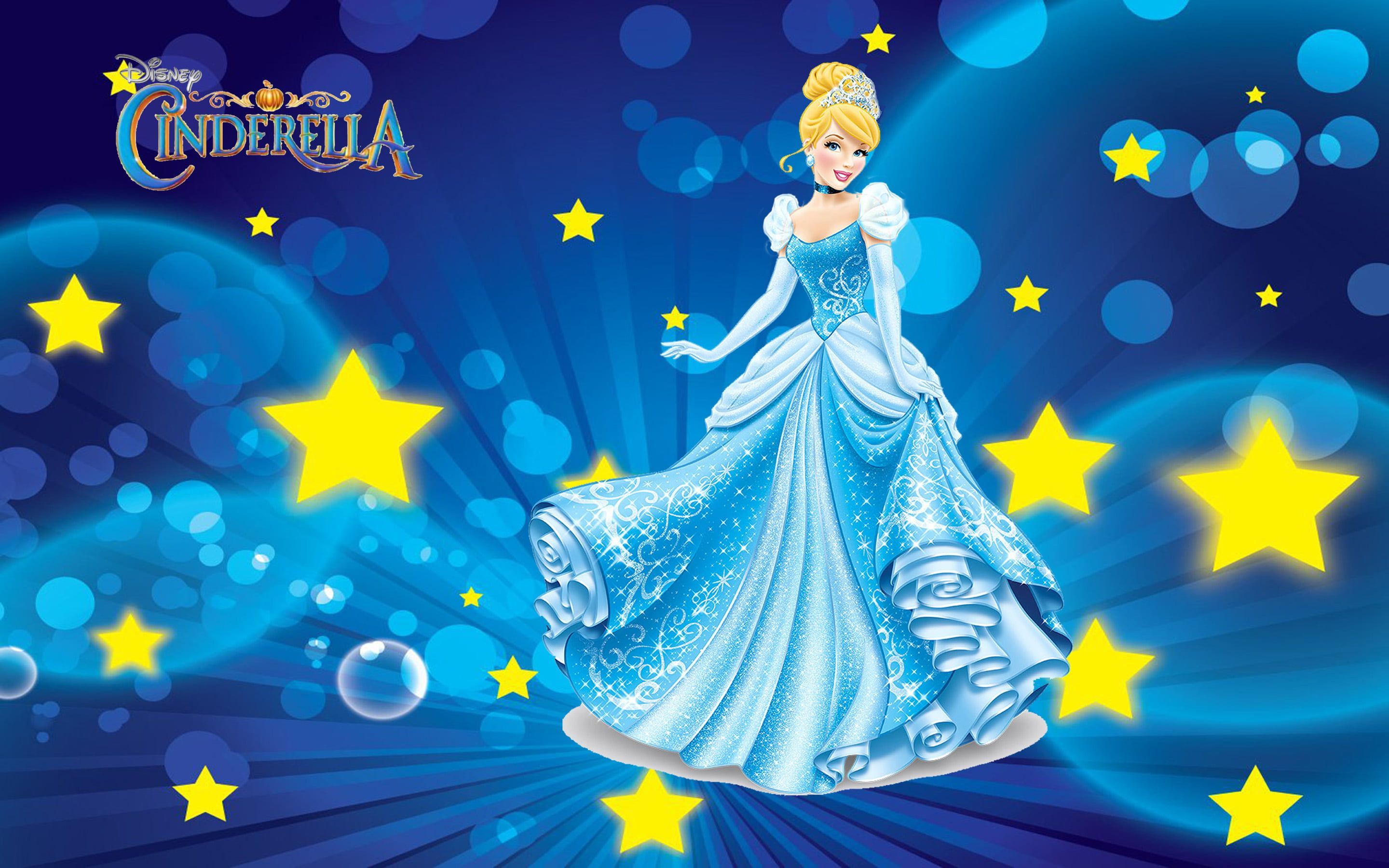 Disney Princess Cinderella Cartoon Desktop HD Wallpaper For Pc