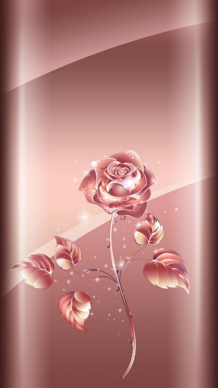 Rose Gold Rose By Artist Unknown Rose Gold Rose By Artist