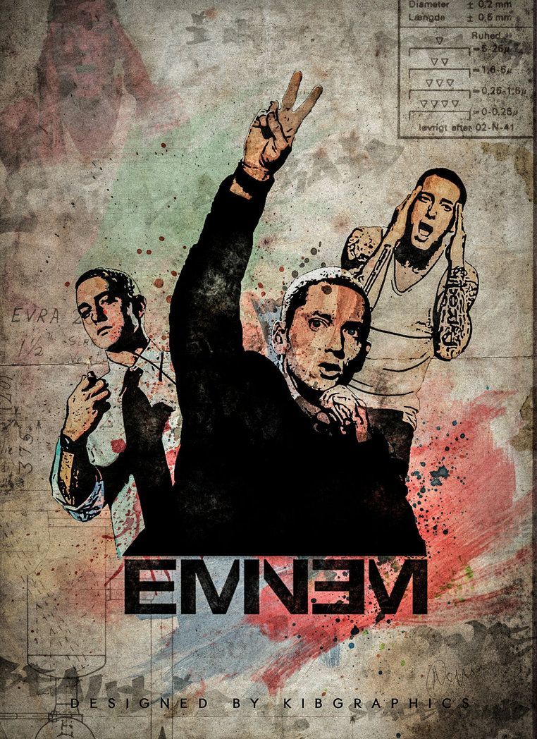 Eminem poster art. Eminem poster