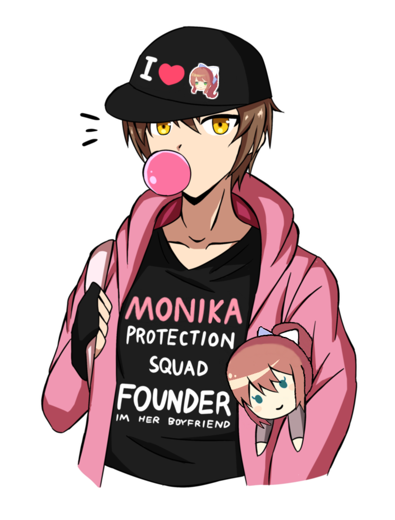 Just monika text png, Picture just monika text png