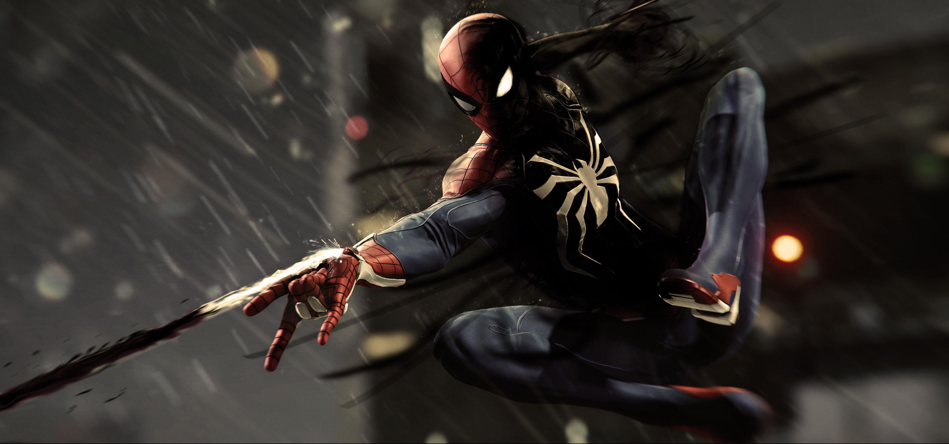 Black Spiderman Ps4 Pro 4k, HD Games, 4k Wallpaper, Image