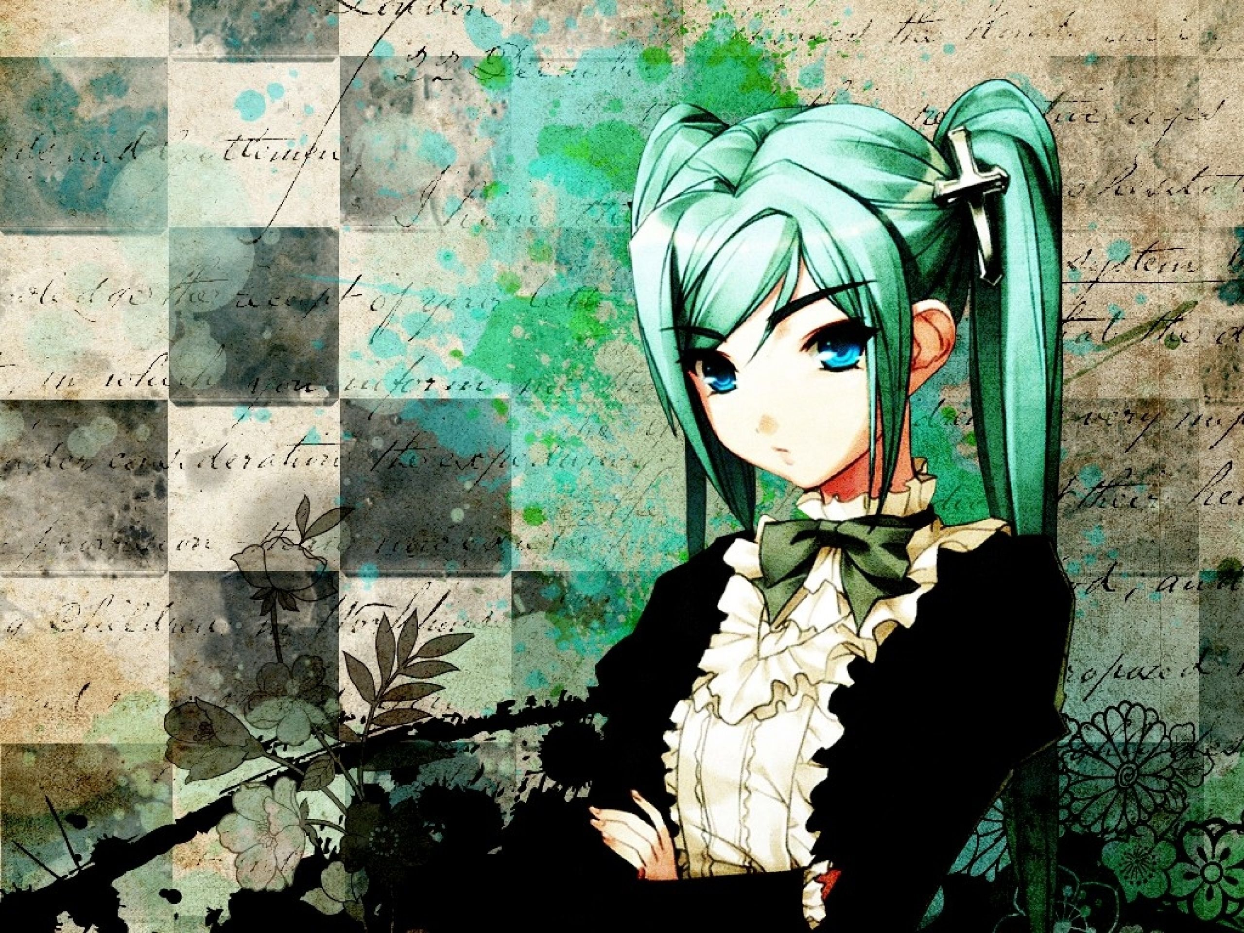 Anime Girl Green HD Wallpapers - Wallpaper Cave