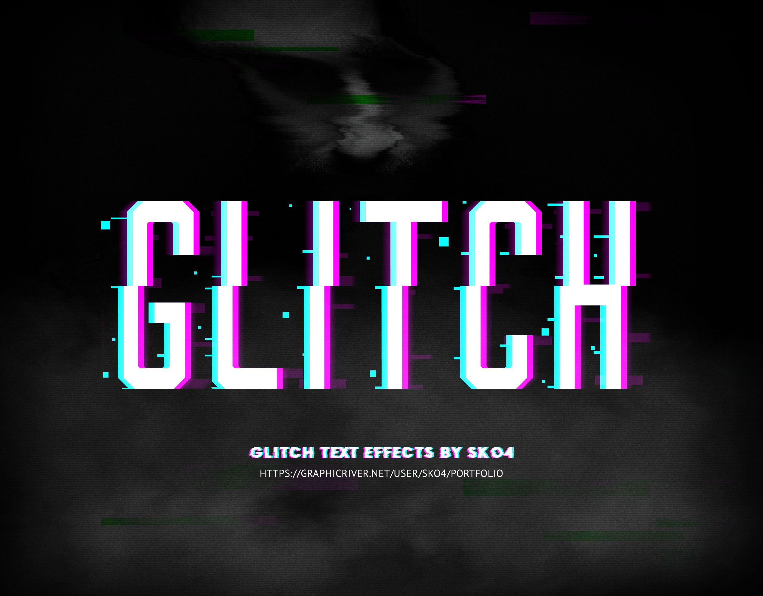 Glitch Text + Glitch Background FX. Glitch text, Glitch