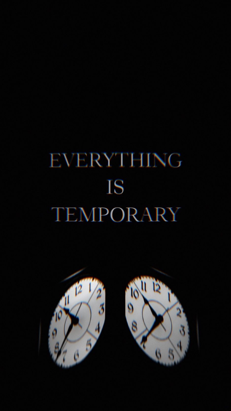 Download wallpaper 938x1668 time, temporary, clock, life, glitch