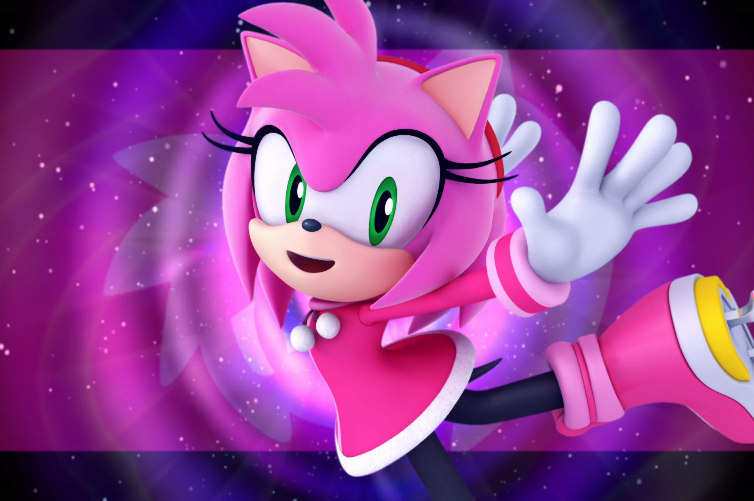Sonic and Amy Winter Wallpaper by 9029561 on DeviantArt