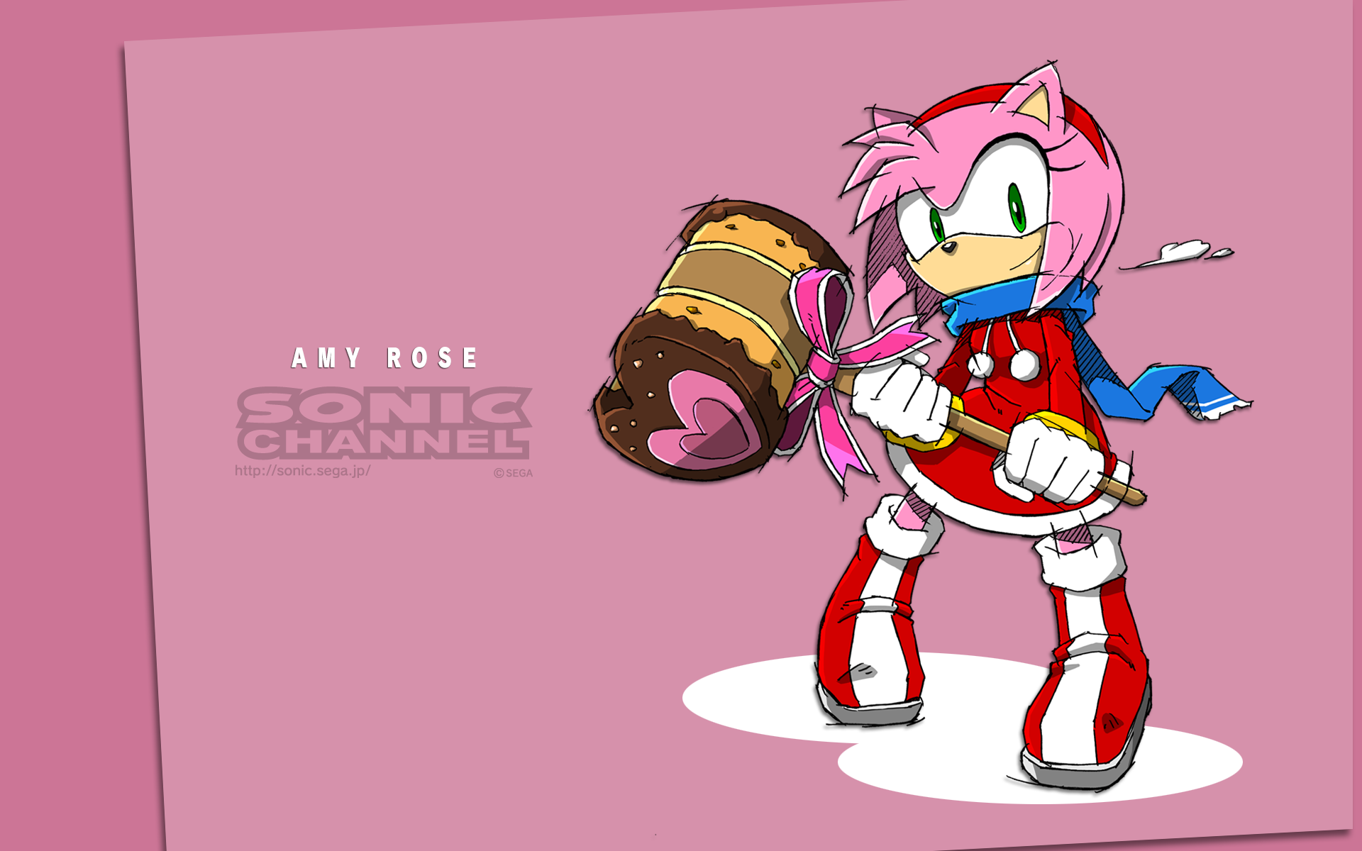 Amy Rose (February 2013) Channel Wallpaper