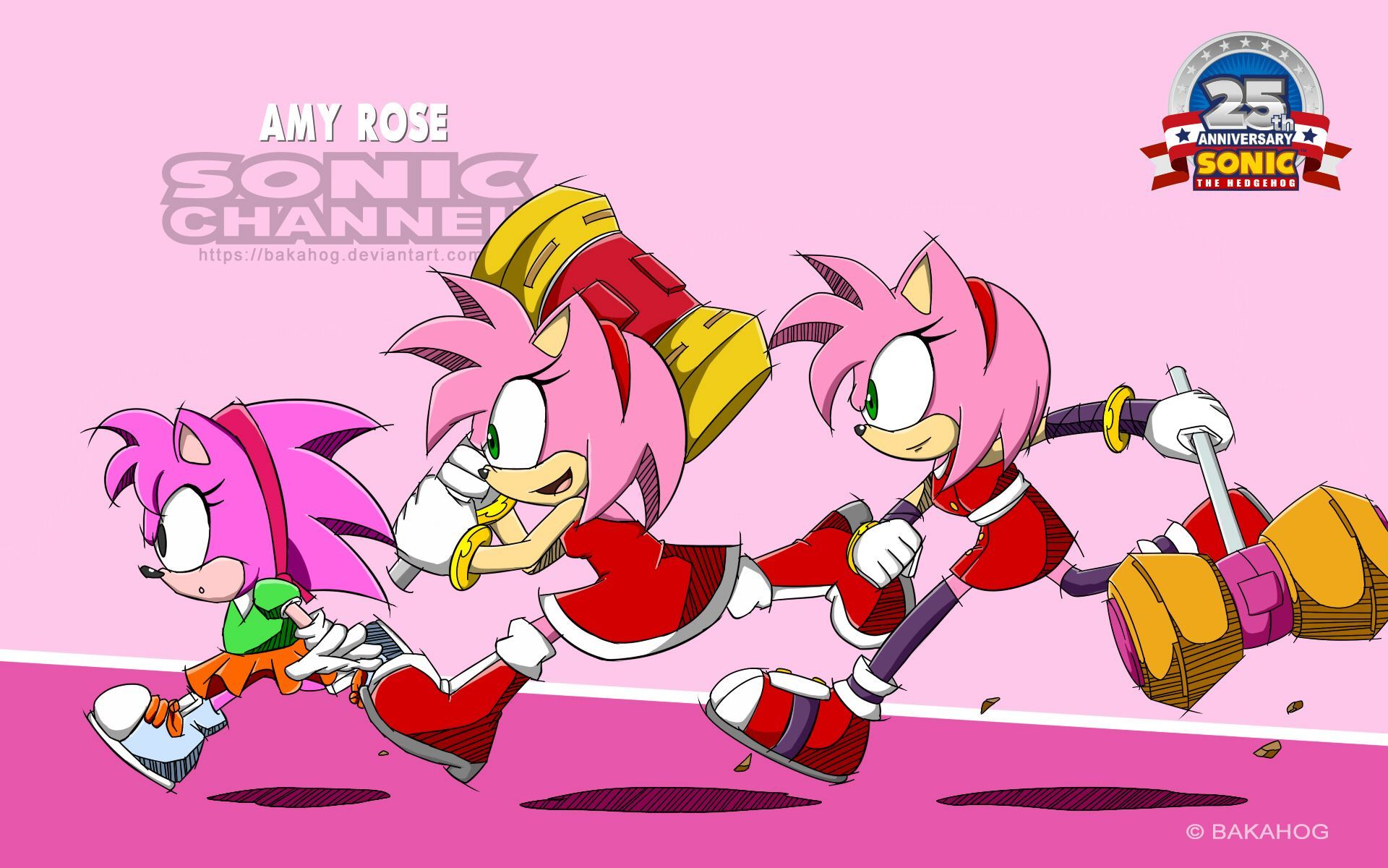 Amy Rose Sonic Channel Style by Bakahorus. Sonic, Sonic fan