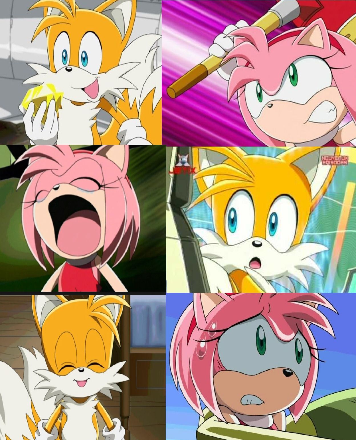 Tails Amy Wallpaper Sonic X Gif Wallpaper