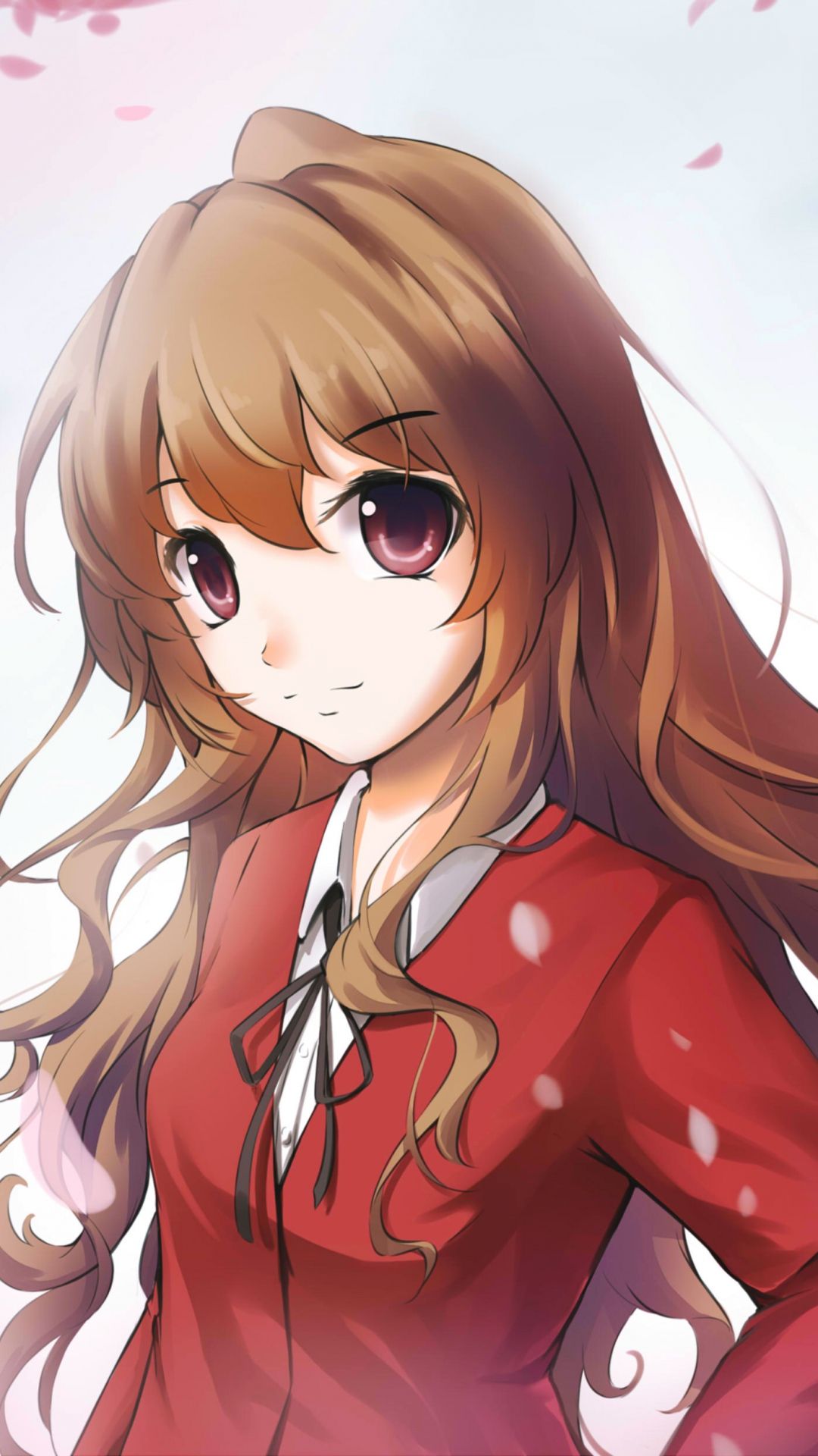 Toradora Taiga Aisaka Girl Anime Art iPhone 8 Wallpaper Free Download