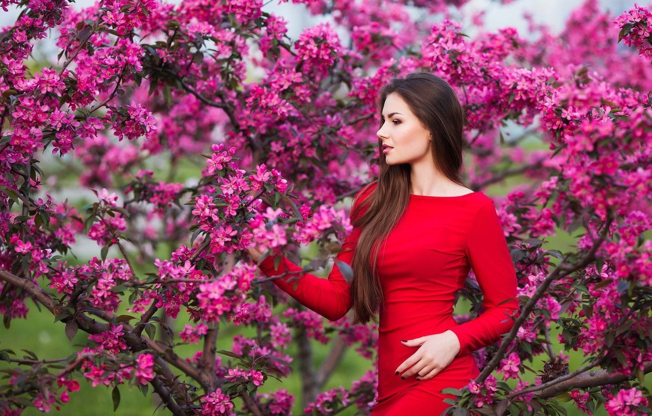 Spring Woman Wallpaper Free Spring Woman Background