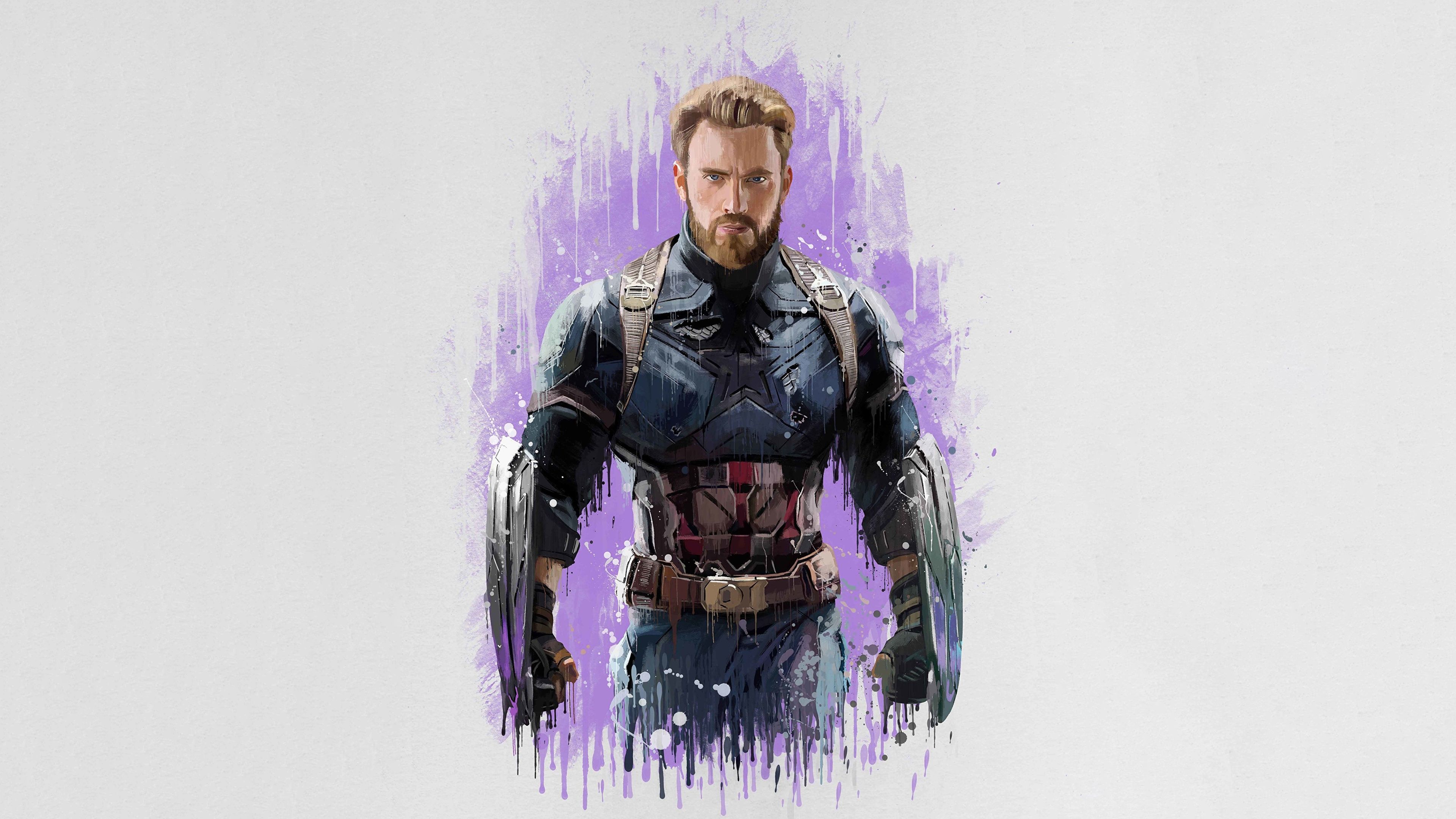 image Avengers: Infinity War Chris Evans Captain America 3840x2160