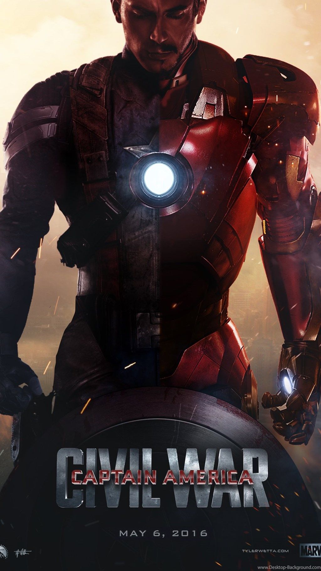 Captain America Civil War HD Wallpaper For iPhone