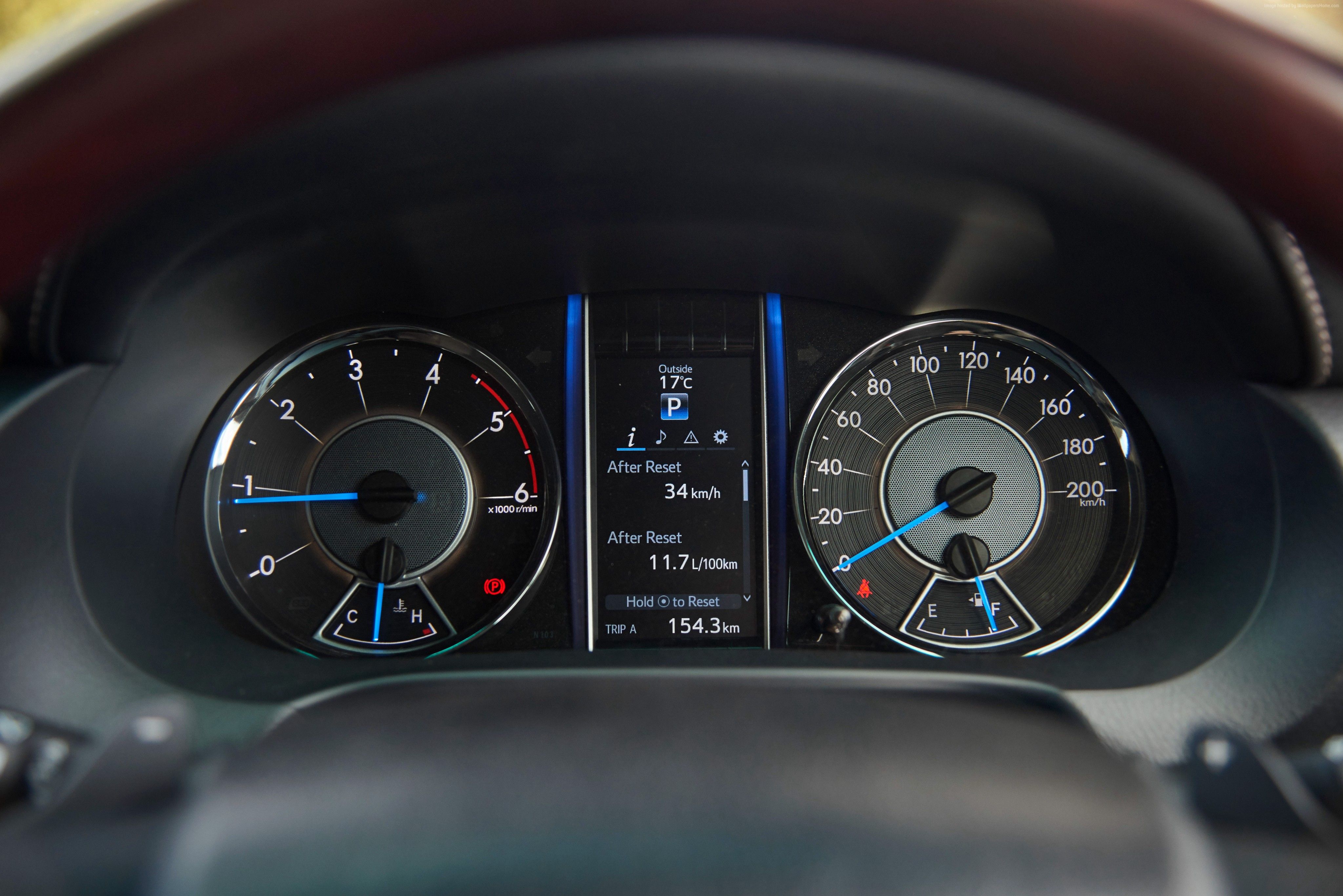 #Toyota Fortuner, #instrument cluster. Cars and Bikes