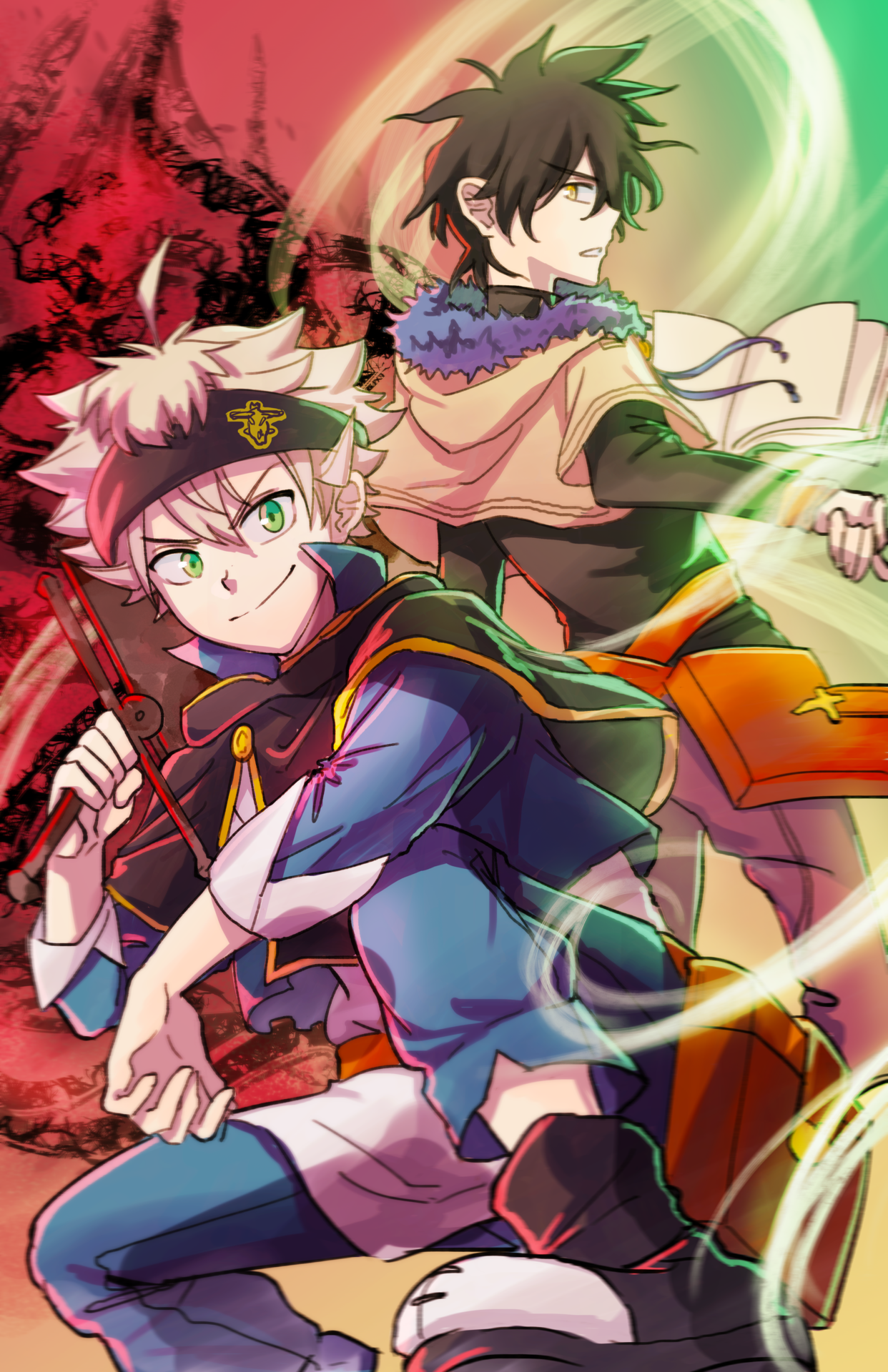 happy birthday, asta and yuno. Personagens de anime, Desenhos de