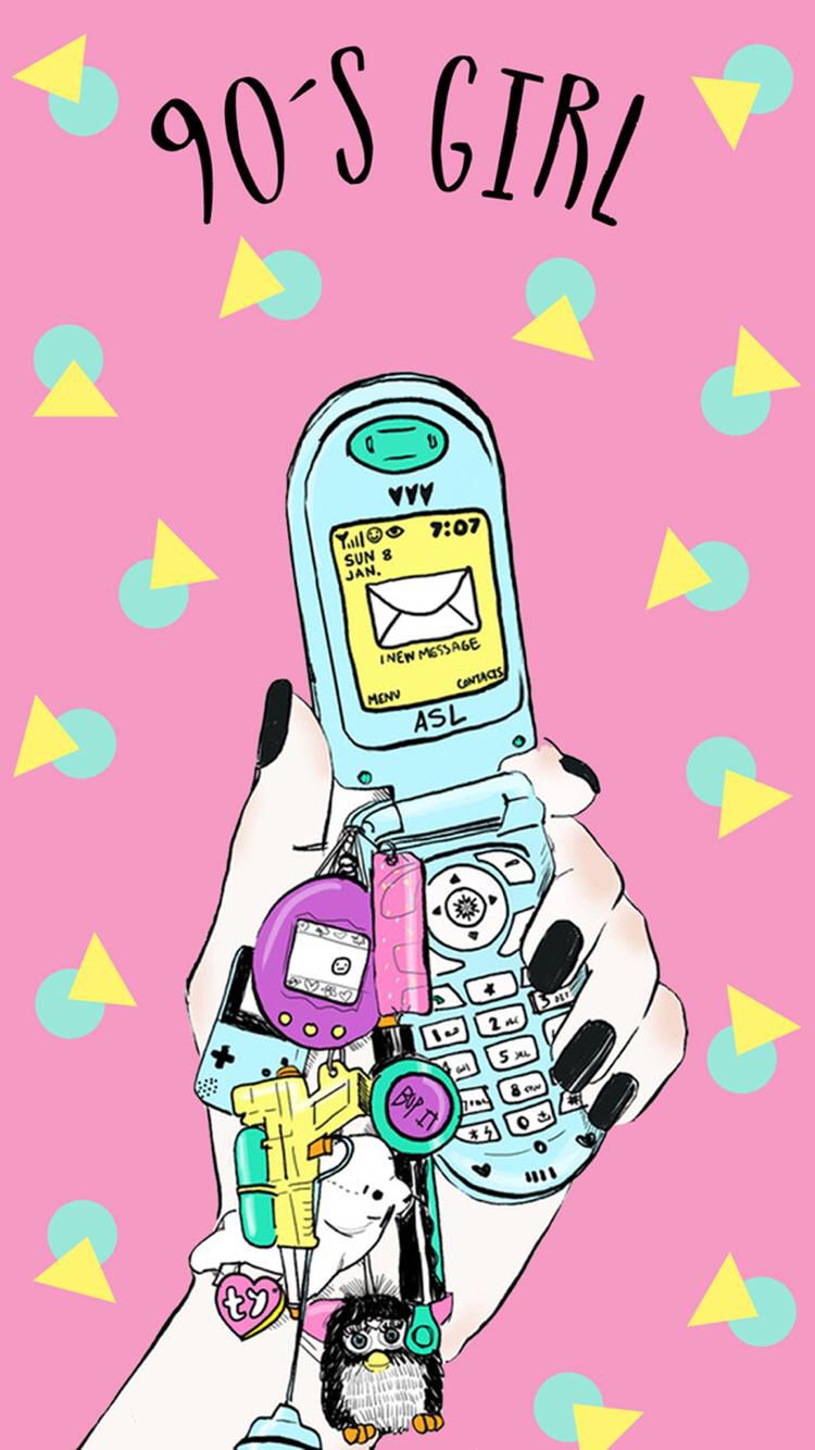 Ohhh the 90s!! Downloaded from Girly Wallpaper.s wallpaper