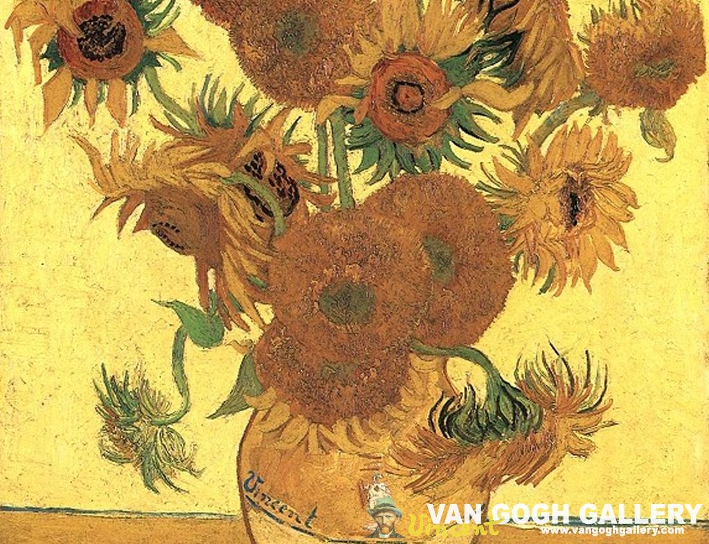Sunflower Wallpaper Gogh Sunflowers Wallpaper