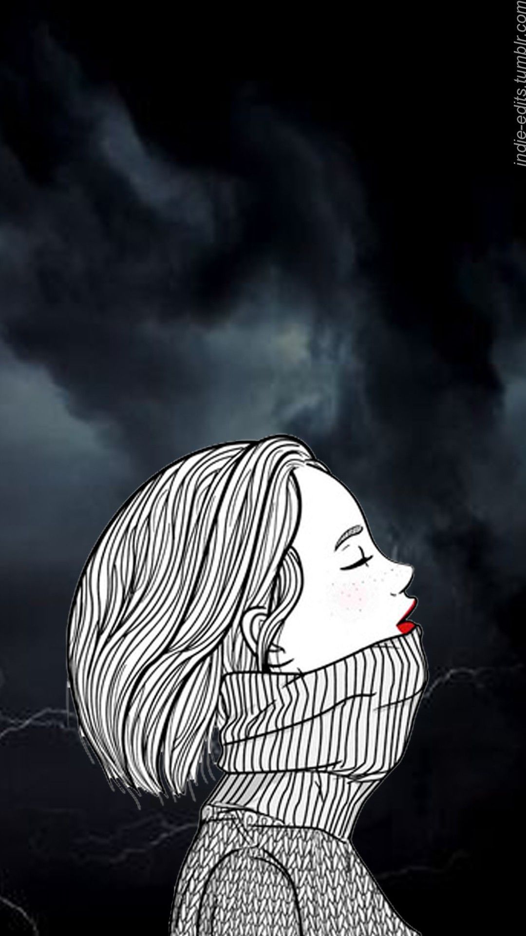 Sad Girl Wallpaper iPhone Wallpaper & Background Download