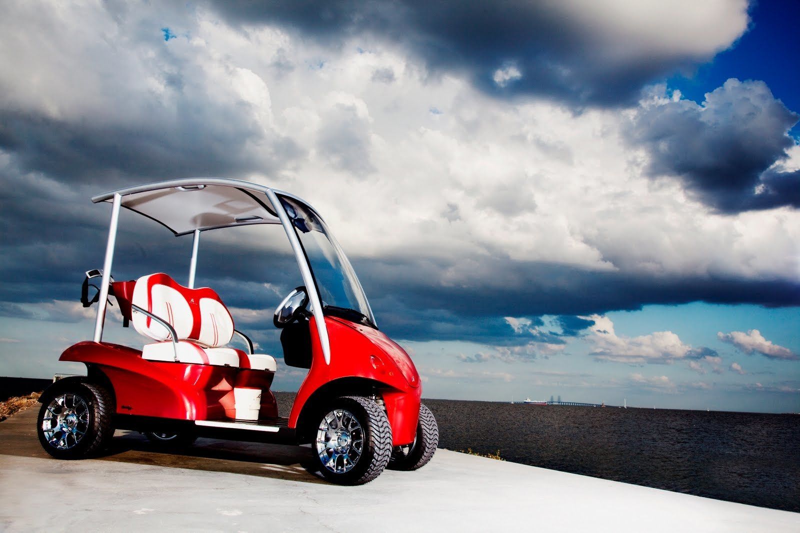 Golf Cart HD Wallpaper and Background Image
