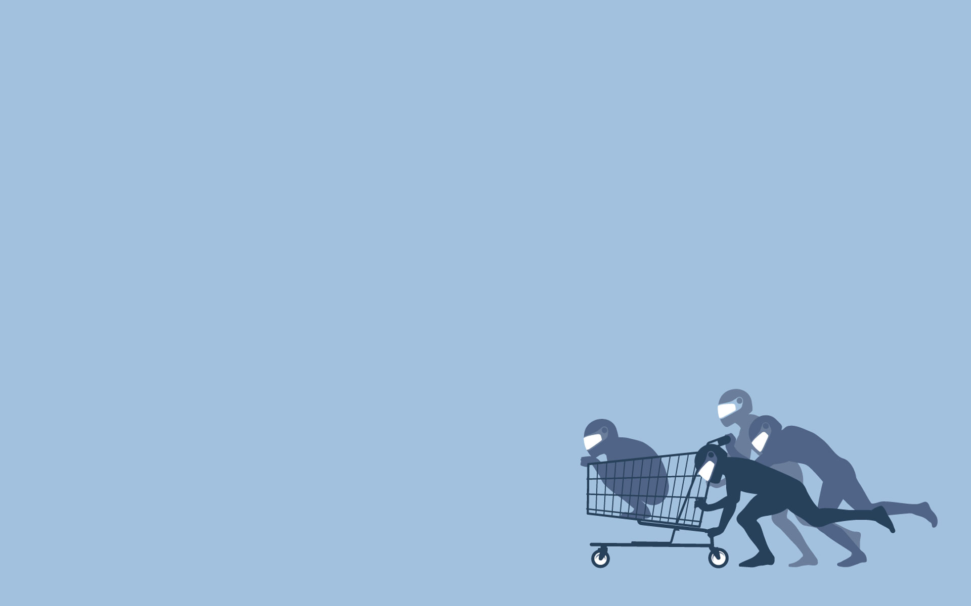 Threadless cart fun art wallpaperx1200