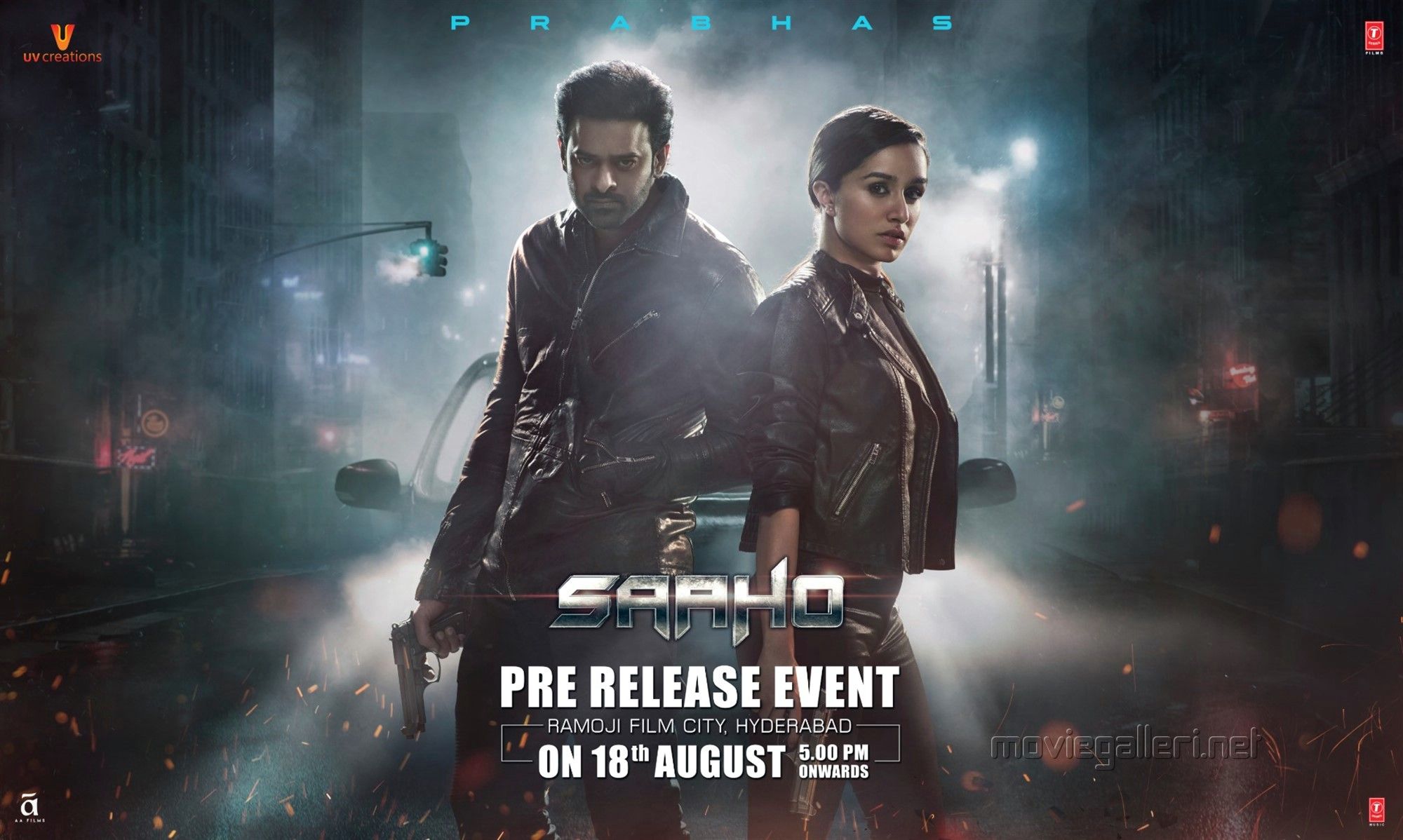 Prabhas & Shraddha Kapoor Saaho Pre Release Event on 18th August