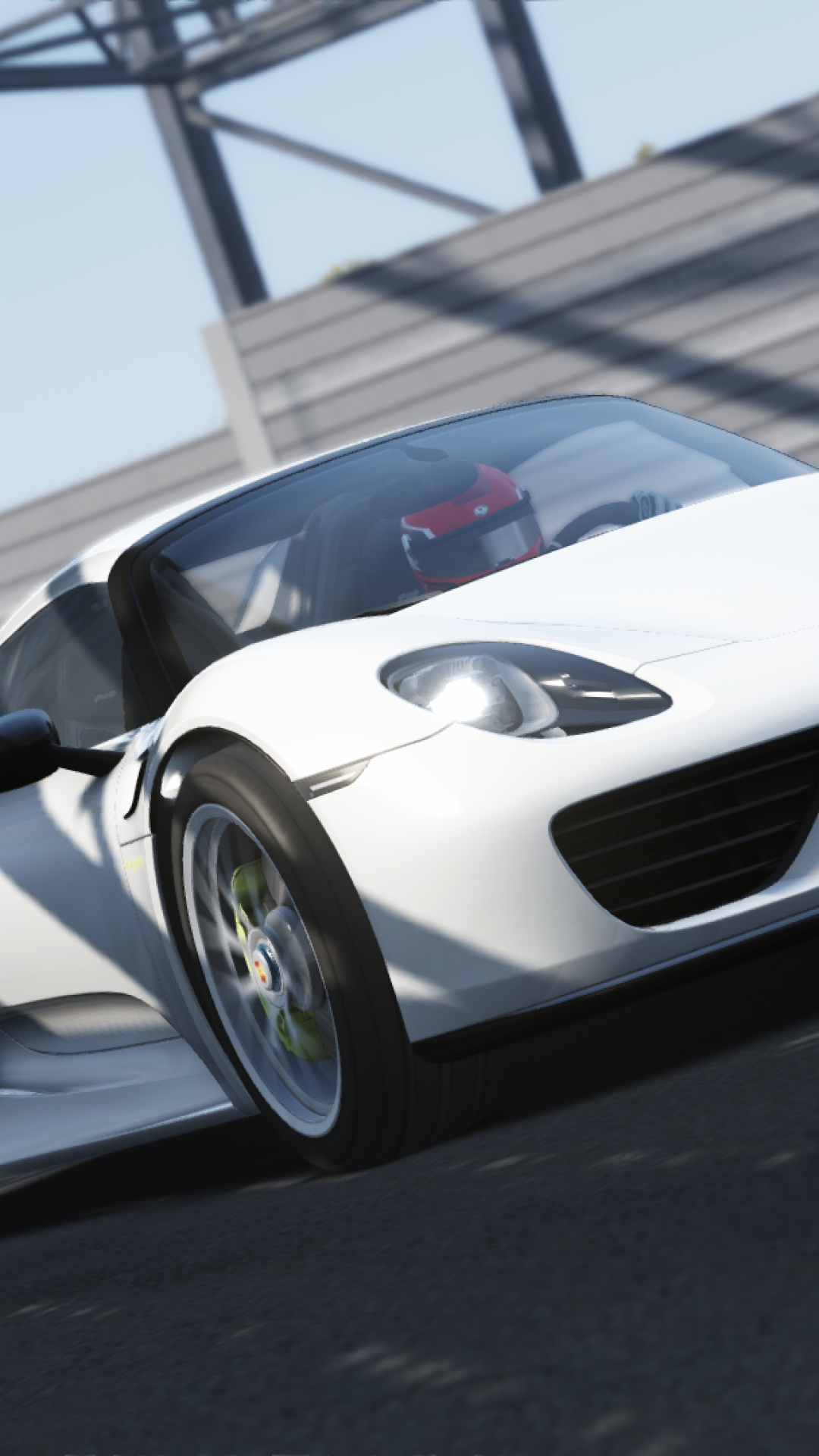 Download 1080x1920 Porsche Assetto Corsa, White, Cars, White