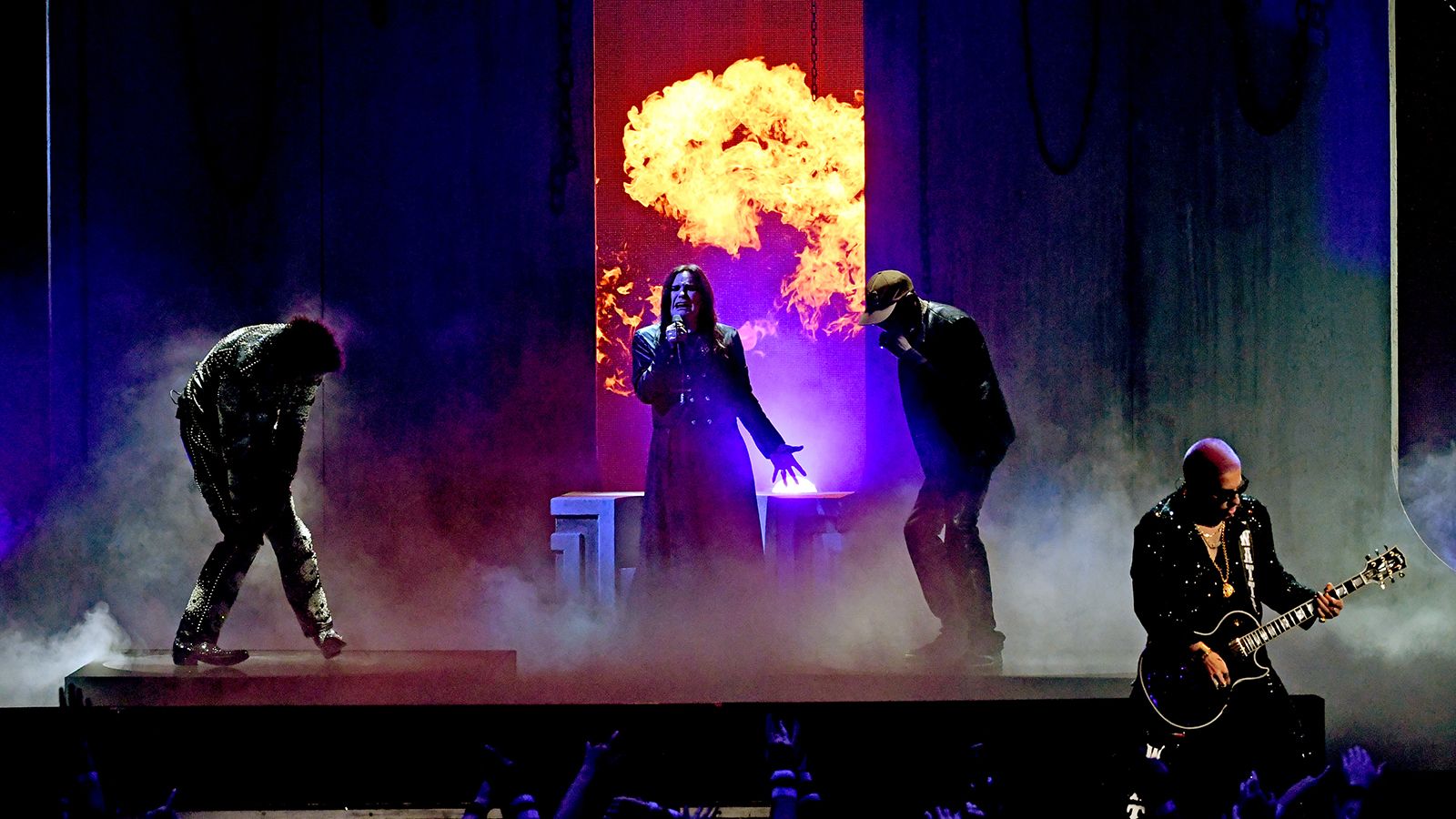 See Ozzy, Post Malone, Travis Scott Perform Fiery Take What You