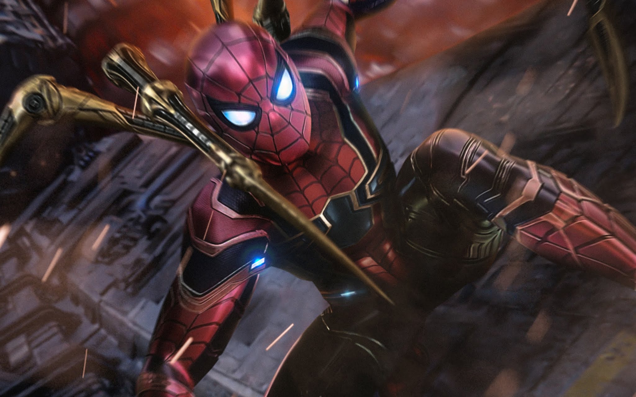 Iron Spider Spider Man HD Wallpaper