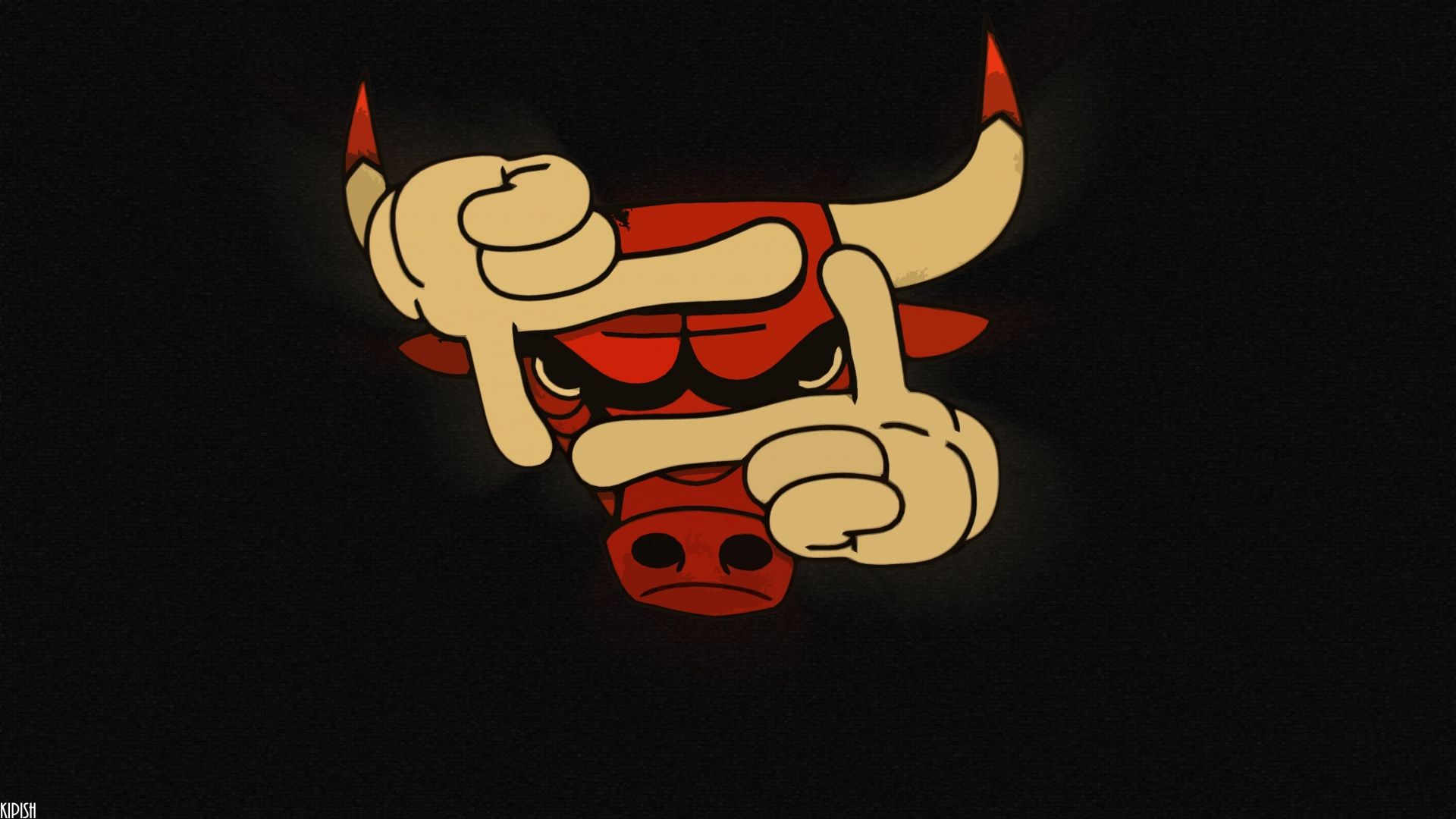 Download 1920x1080 HD Wallpaper chicago bulls nba logo, Desktop