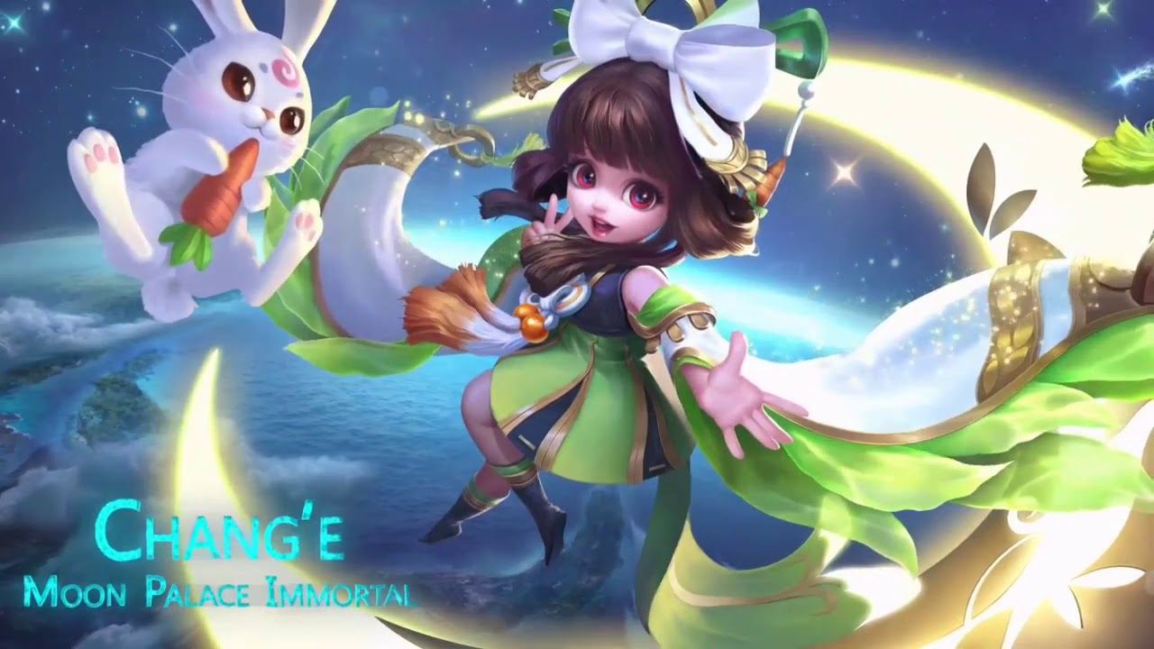 chang'e the moon palace immortal Mobile Legends Moving Wallpaper