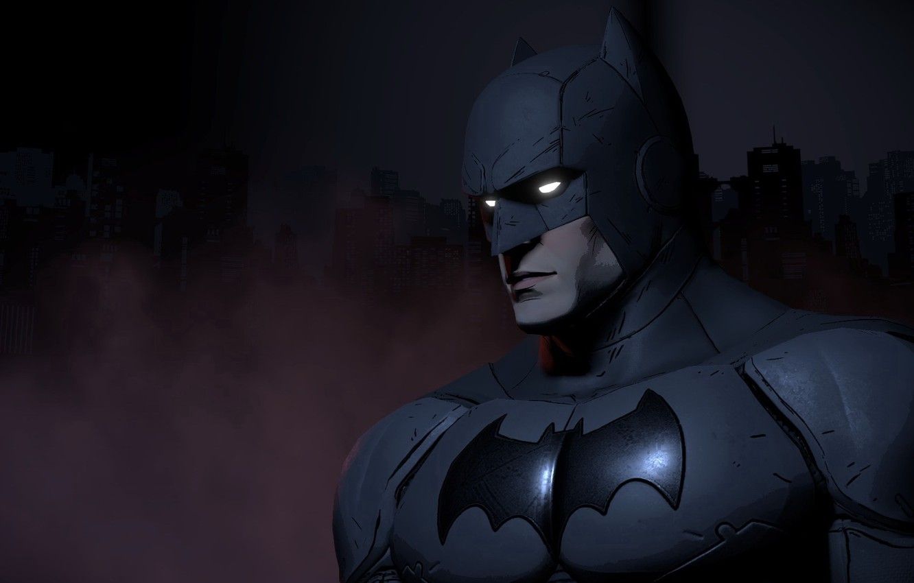 Wallpaper batman, mask, game, dark .goodfon.com