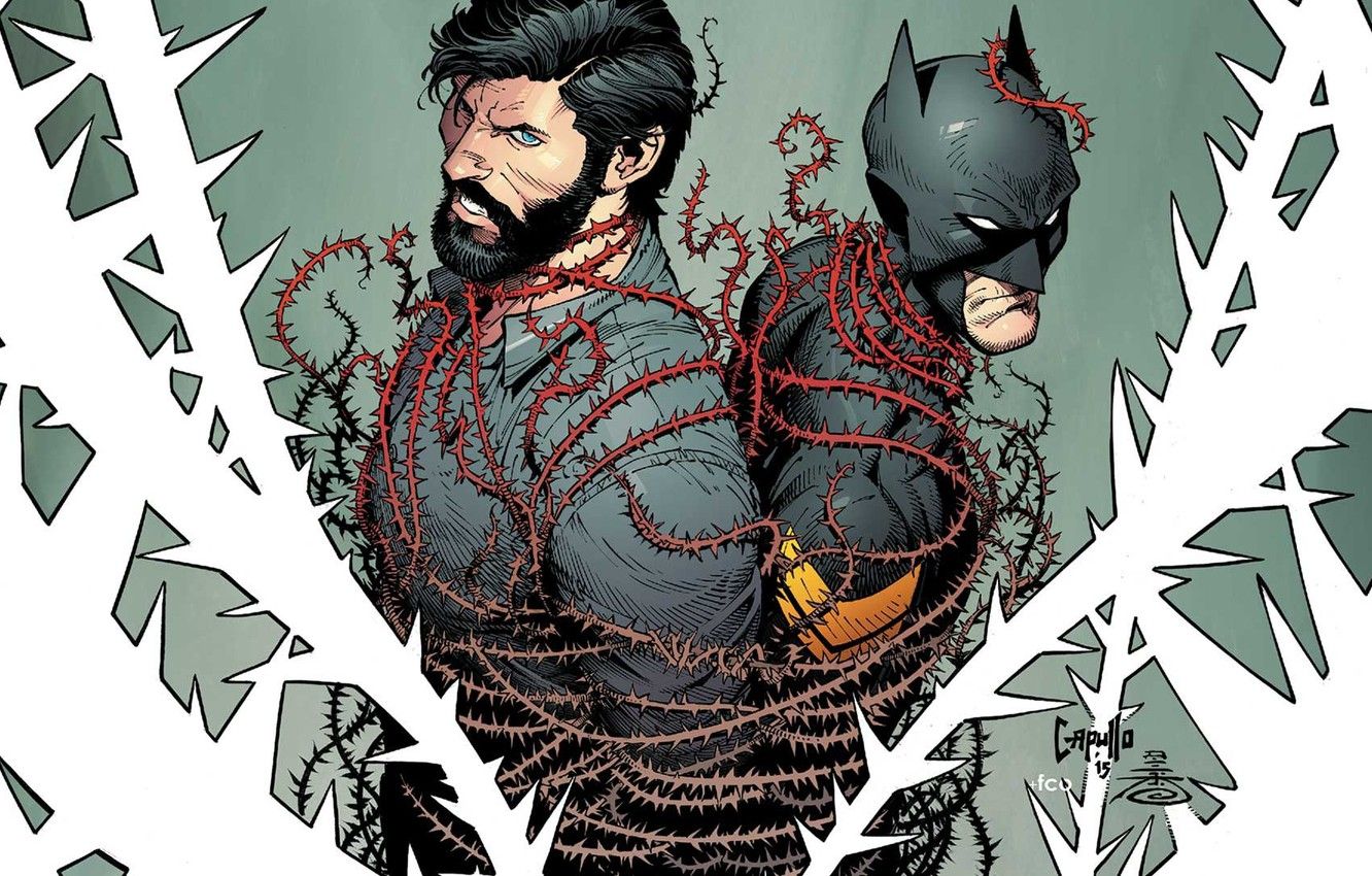 Photo Wallpaper Batman, Costume, Hero, Mask, Comic