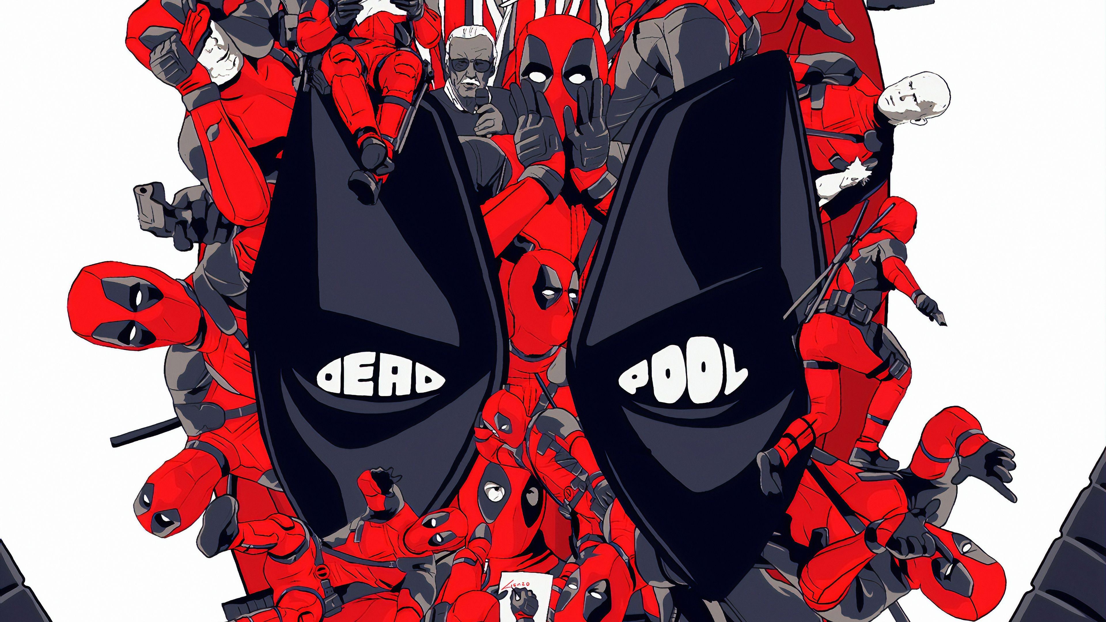 Wallpaper 4k Deadpool Mask Art 4k Wallpaper, Artist Wallpaper