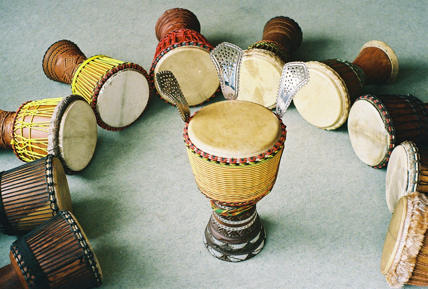 Free of africa, african drums, djembe