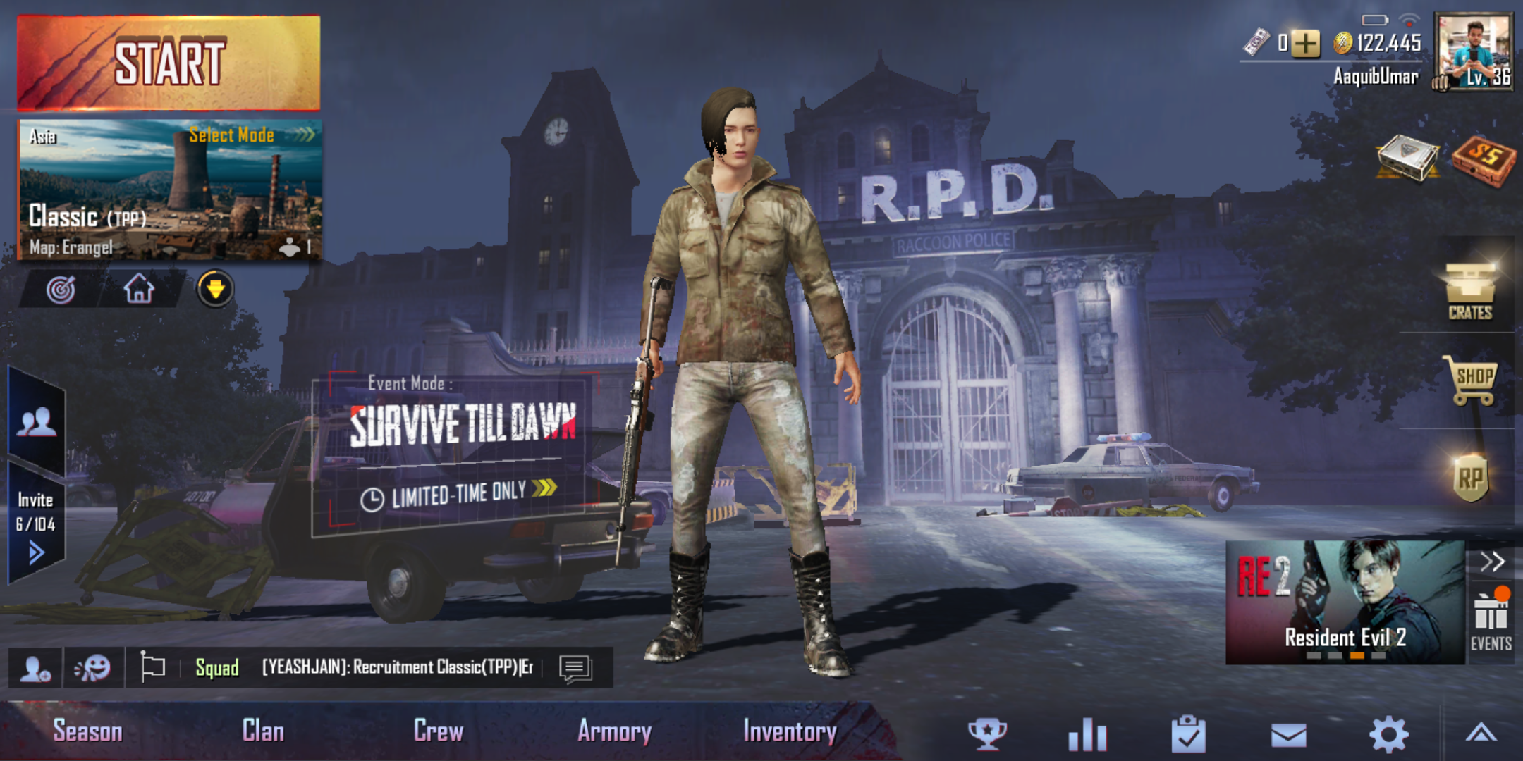 Pubg Character In Lobby Game And Movie
