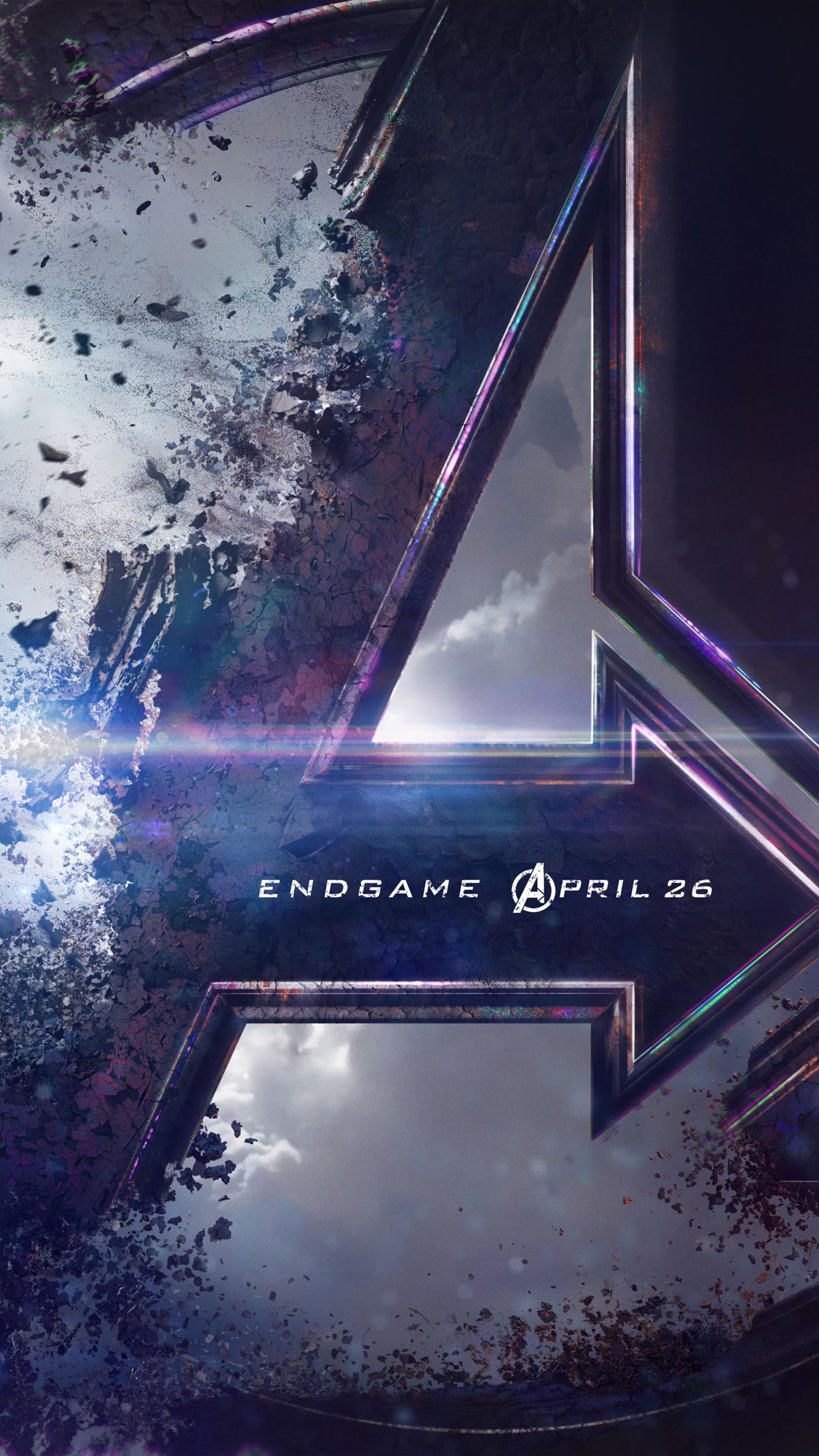 Avengers Endgame Logo 4K Ultra HD Mobile Wallpaper