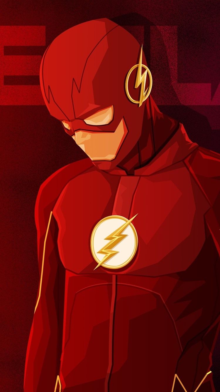 Free download The Flash superhero DC comics 750x1334 iPhone 8766S
