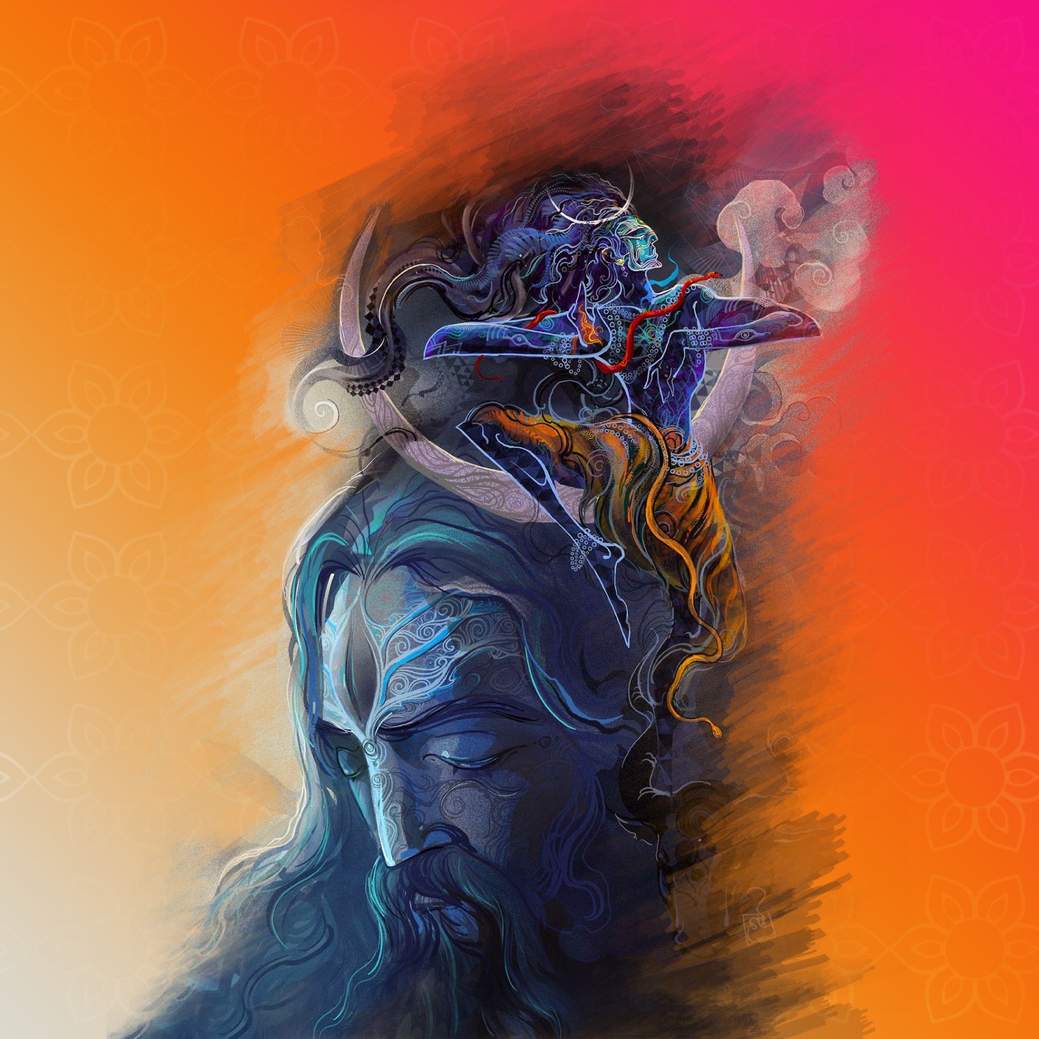 Wallpaper Lord Shiva, Aghori, Indian God, HD, Creative Graphics