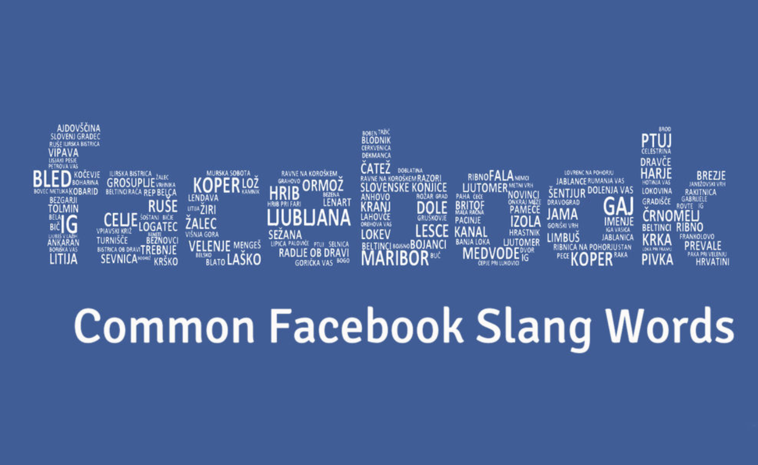 Common Facebook Slang Words Chatting and Status Messages Meaning