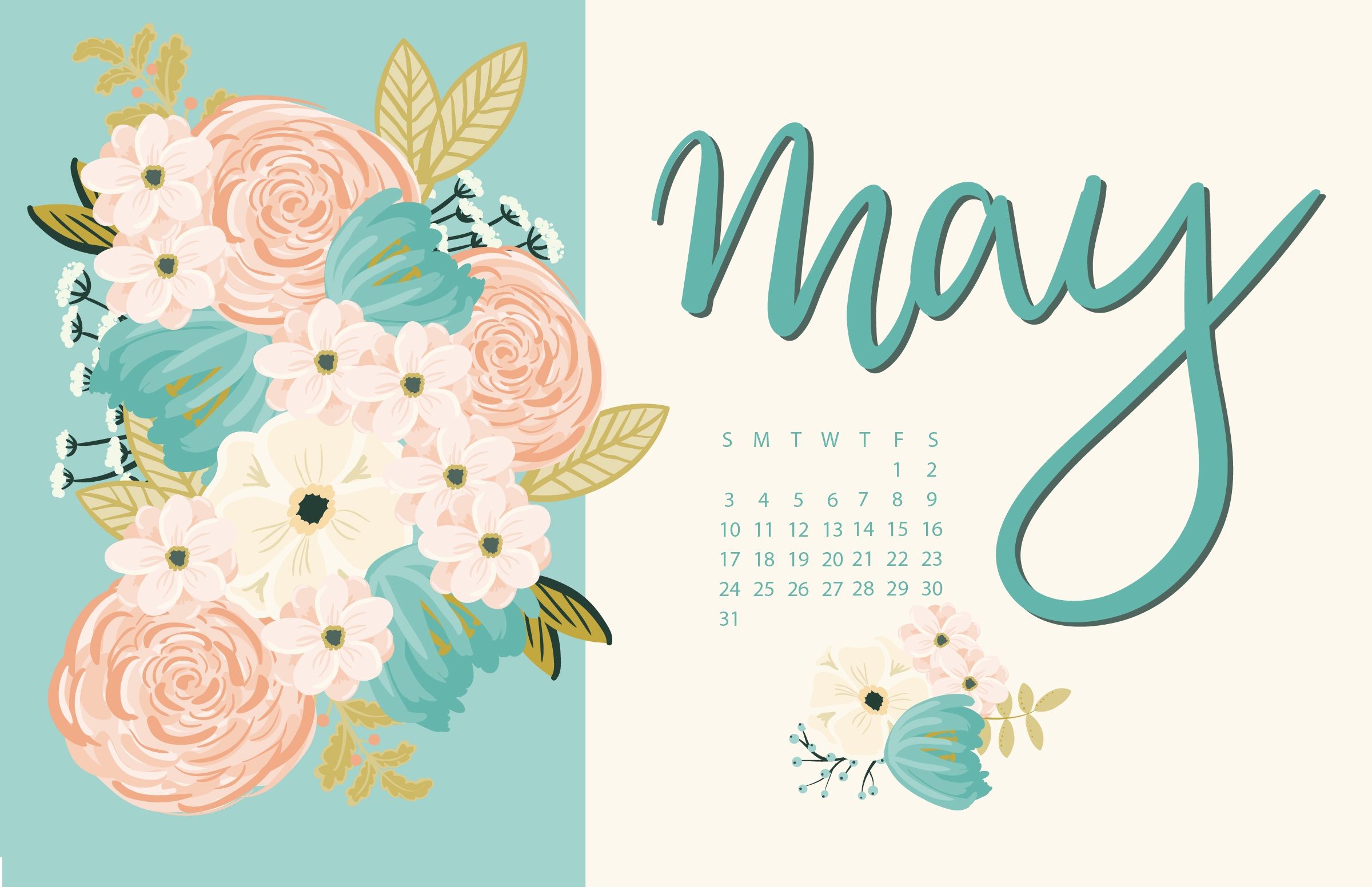 May Calendar Wallpaper Printable Calendar