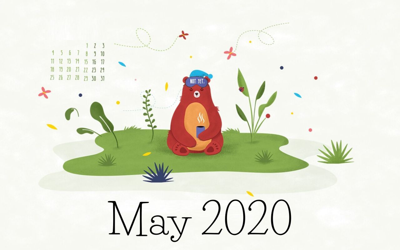 May 2020 Calendar Wallpaper
