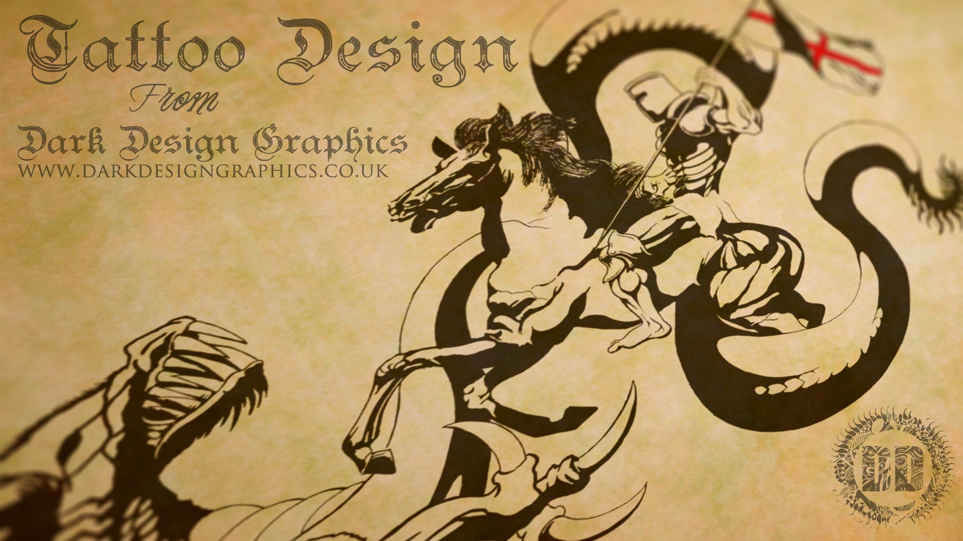 Saint George Wallpaper From Dark Design Graphics