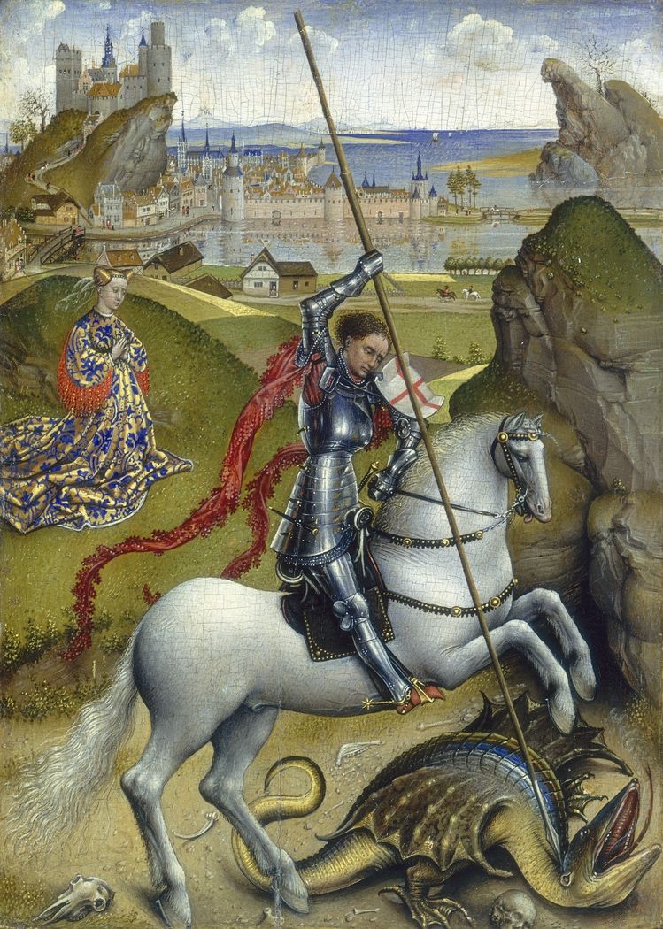 Saint George and the Dragon Rogier van der Weyden on USEUM