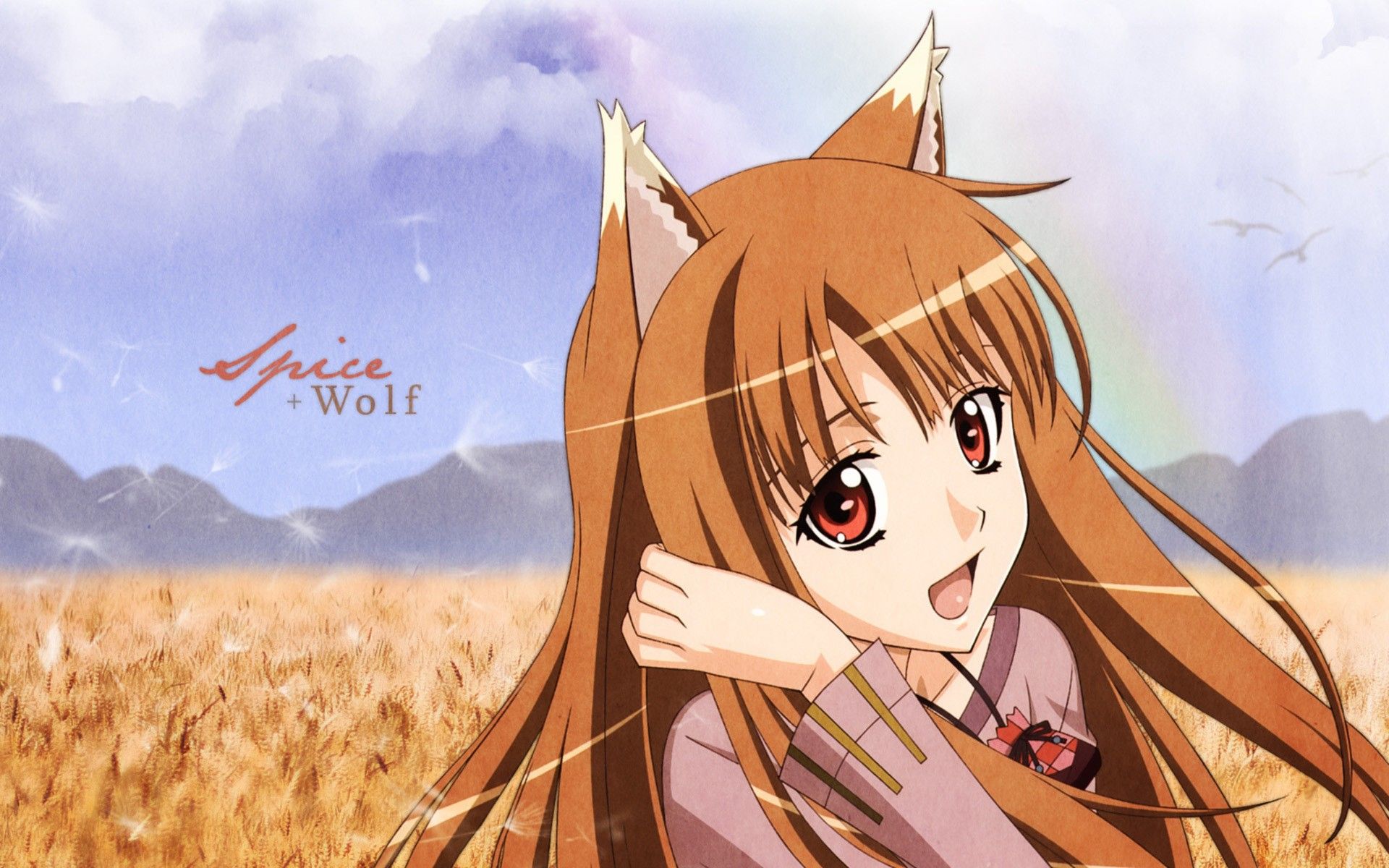 Spice and Wolf wallpaperDownload free full HD background