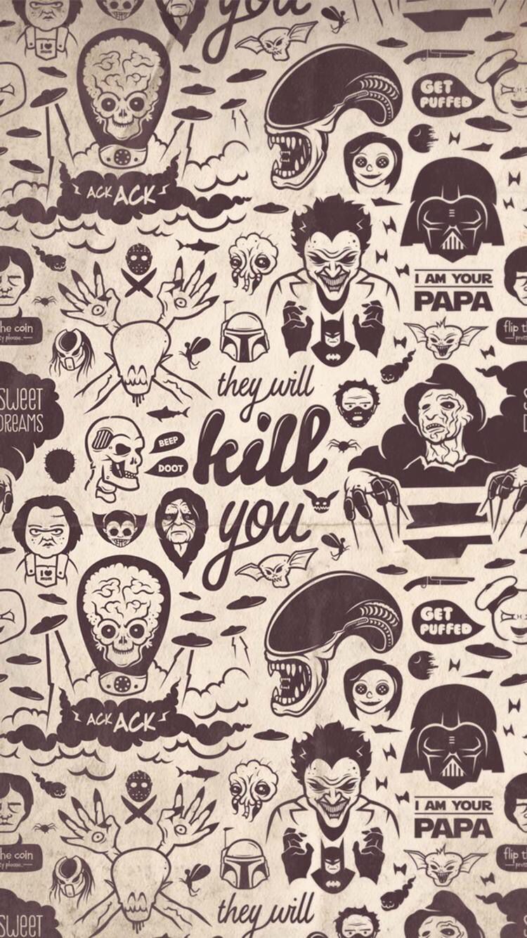 Horror)Movies. Halloween wallpaper iphone, Funny iphone wallpaper