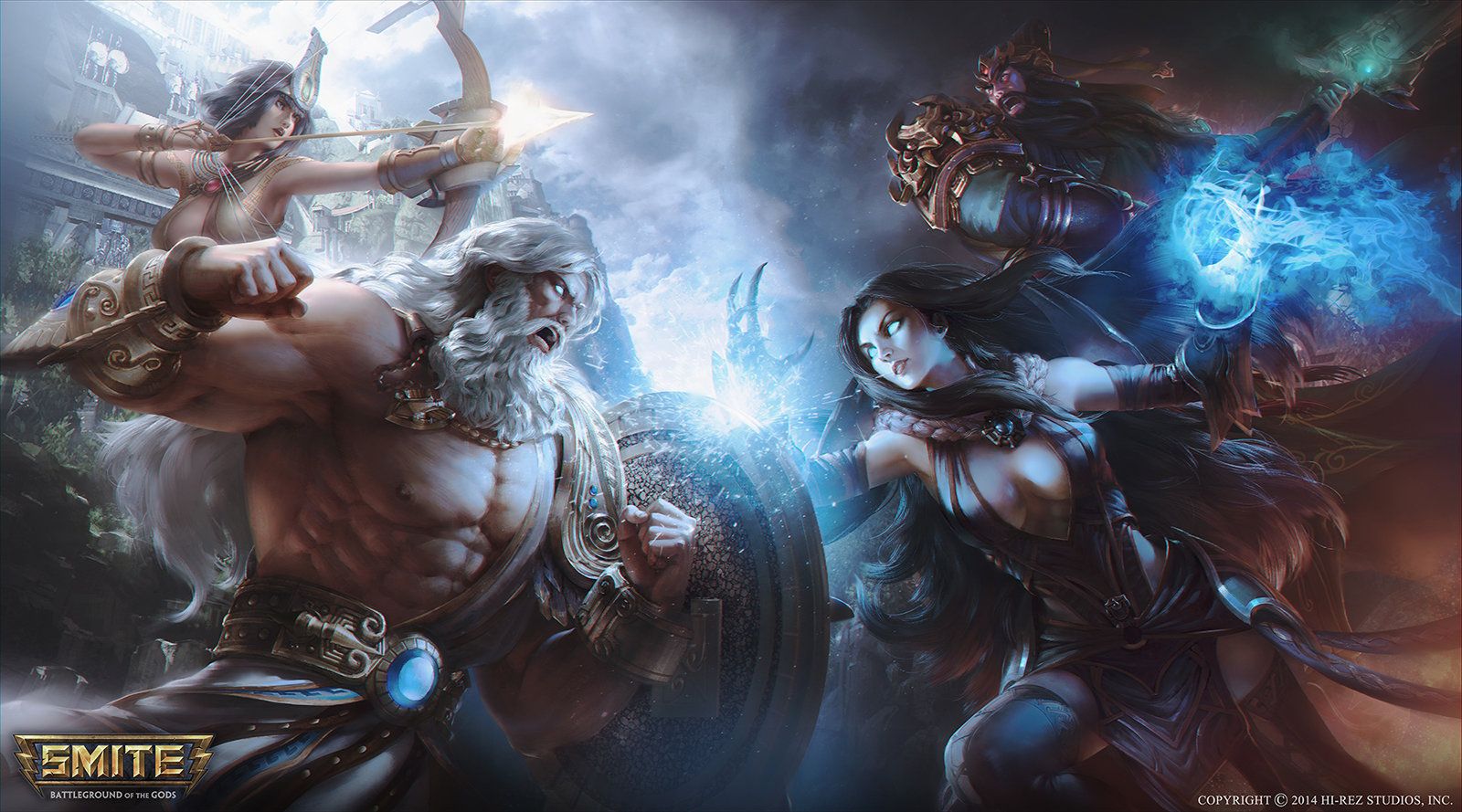 SMITE Vs 2 Gods Battle, Justice Wong
