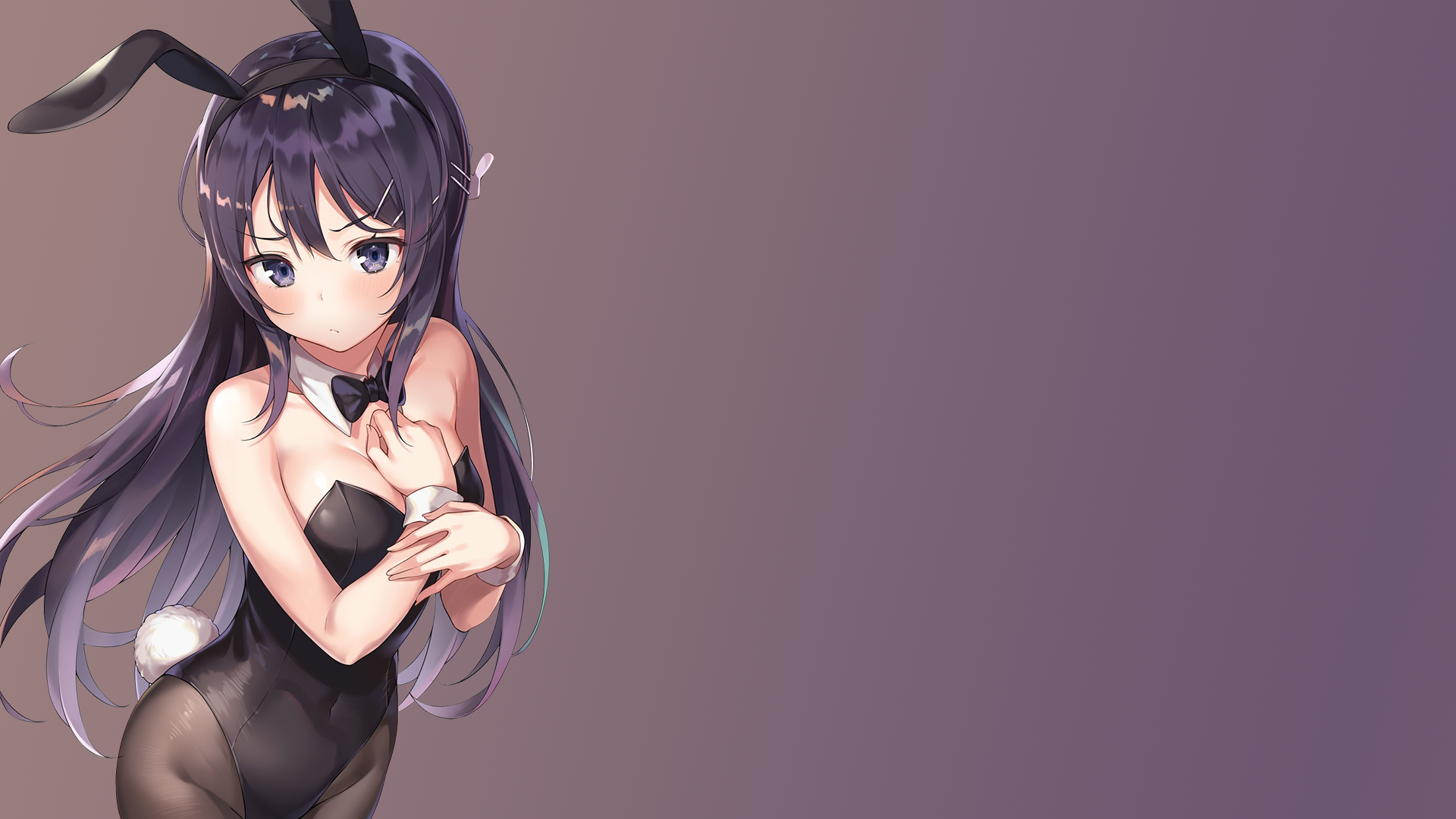 Download wallpaper 1920x1080 beautiful, anime girl, mai sakurajima, full hd,  hdtv, fhd, 1080p wallpaper, 1920x1080 hd background, 19598