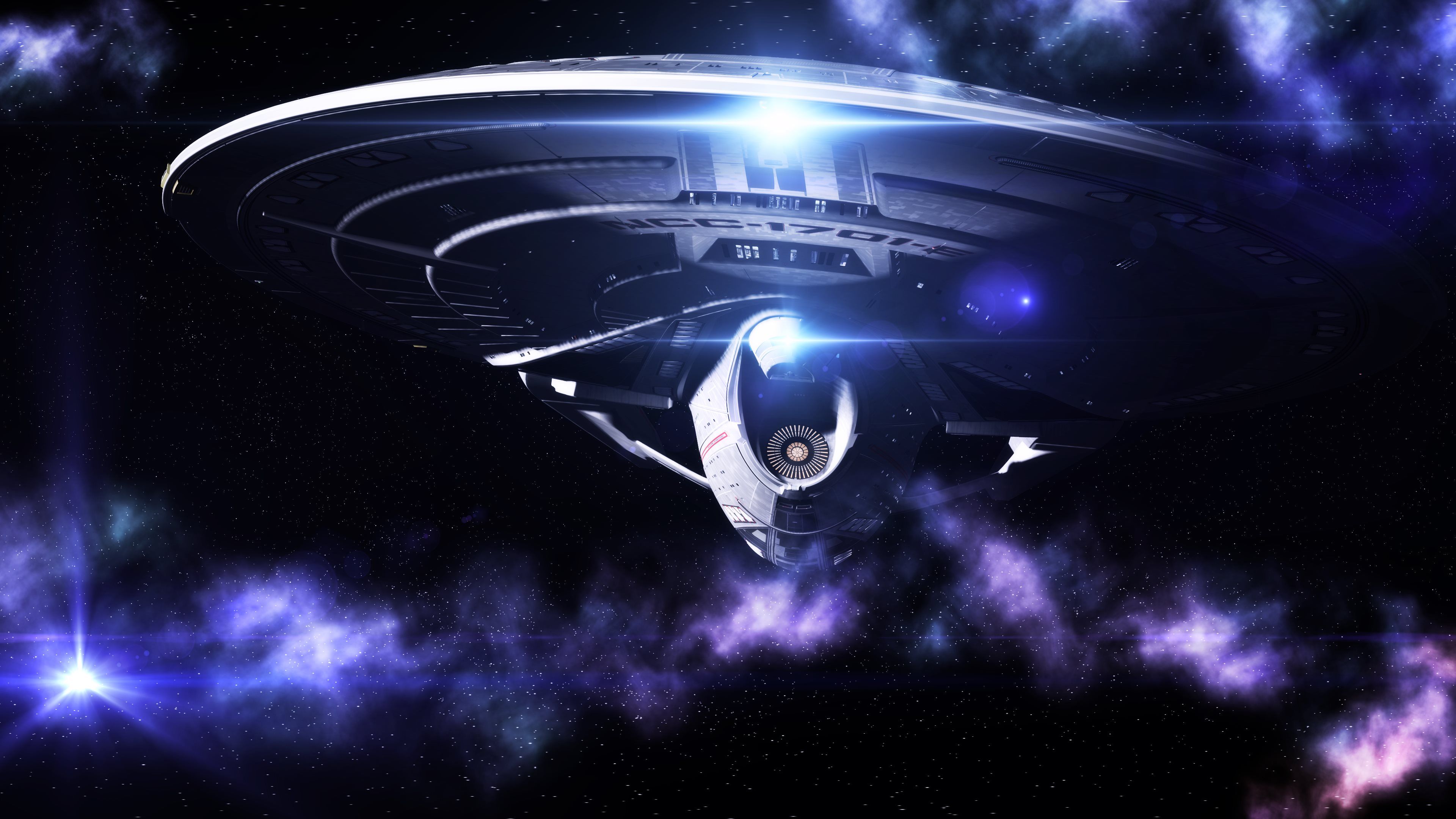 Star Trek Spaceships HD Wallpaper. 4K Background