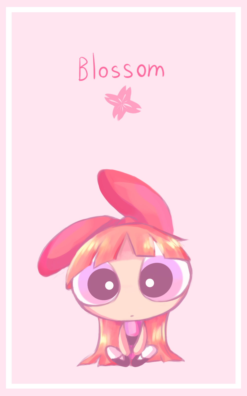 Blossom (PPG Fanart) by yunreru. Powerpuff girls wallpaper, Cartoon network powerpuff girls, Powerpuff girls anime