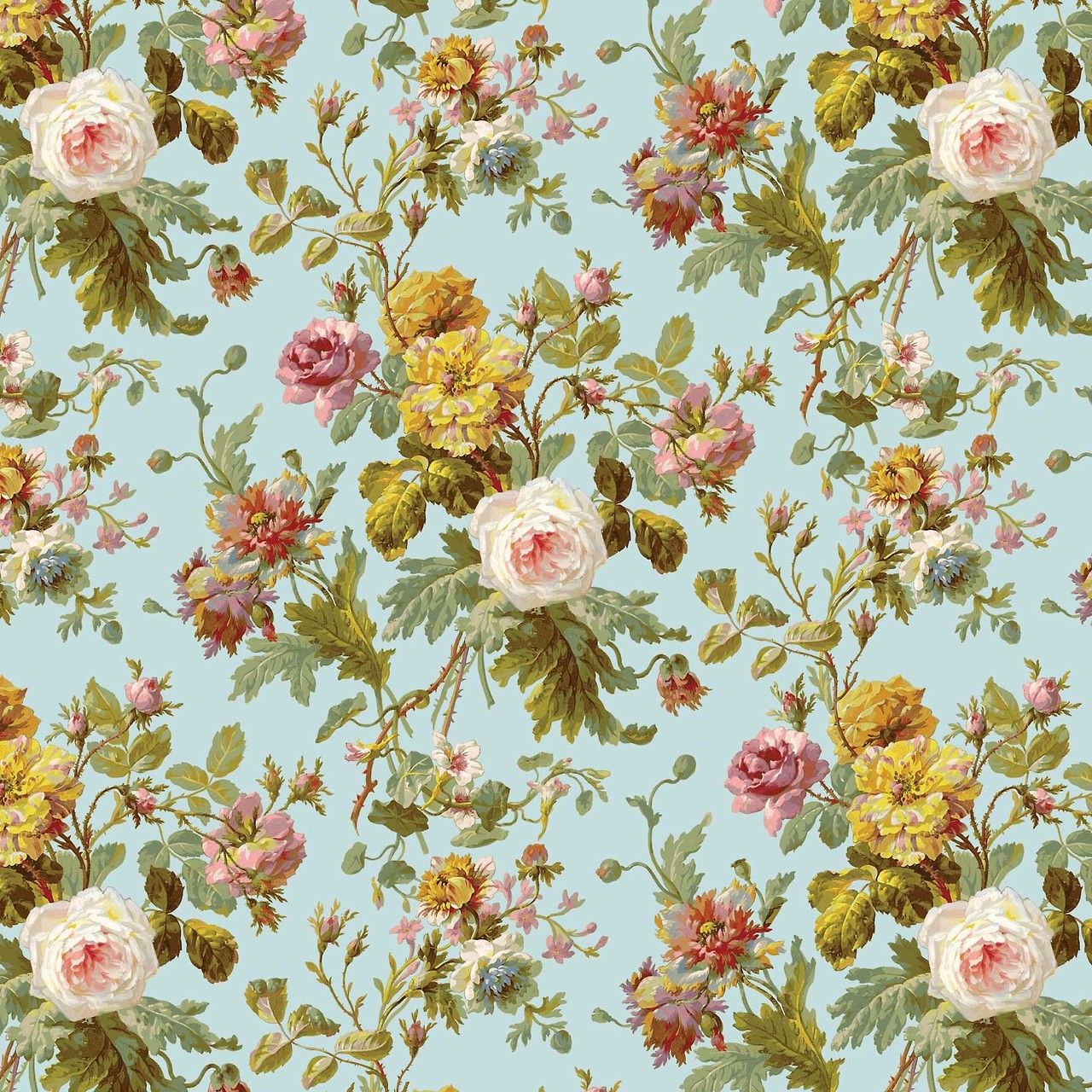 Free download Vintage Floral Wallpaper Pattern Cool HD Wallpaper